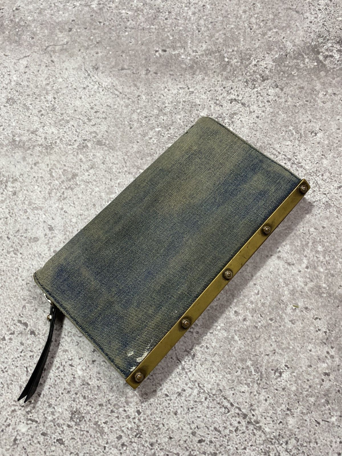 Diesel × Vintage DIESEL Avant Garde denim wallet Size ONE SIZE - 2 Thumbnail