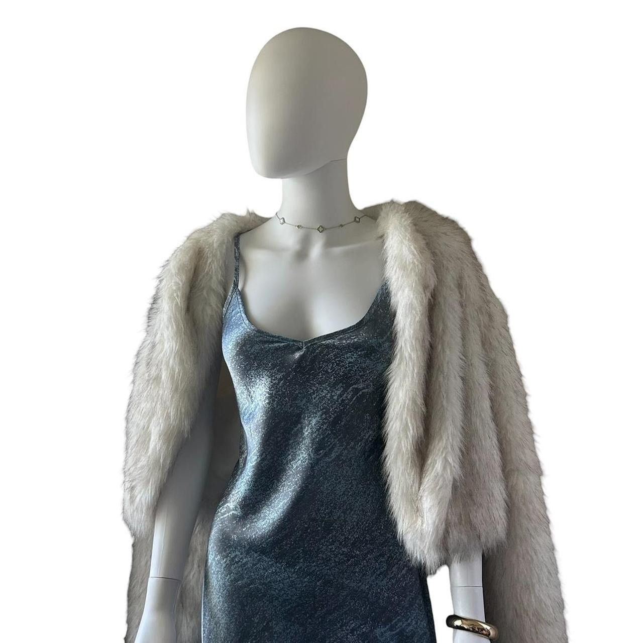 Calvin Klein calvin klein metallic slip dress Size S / US 4 / IT 40 - 2 Thumbnail
