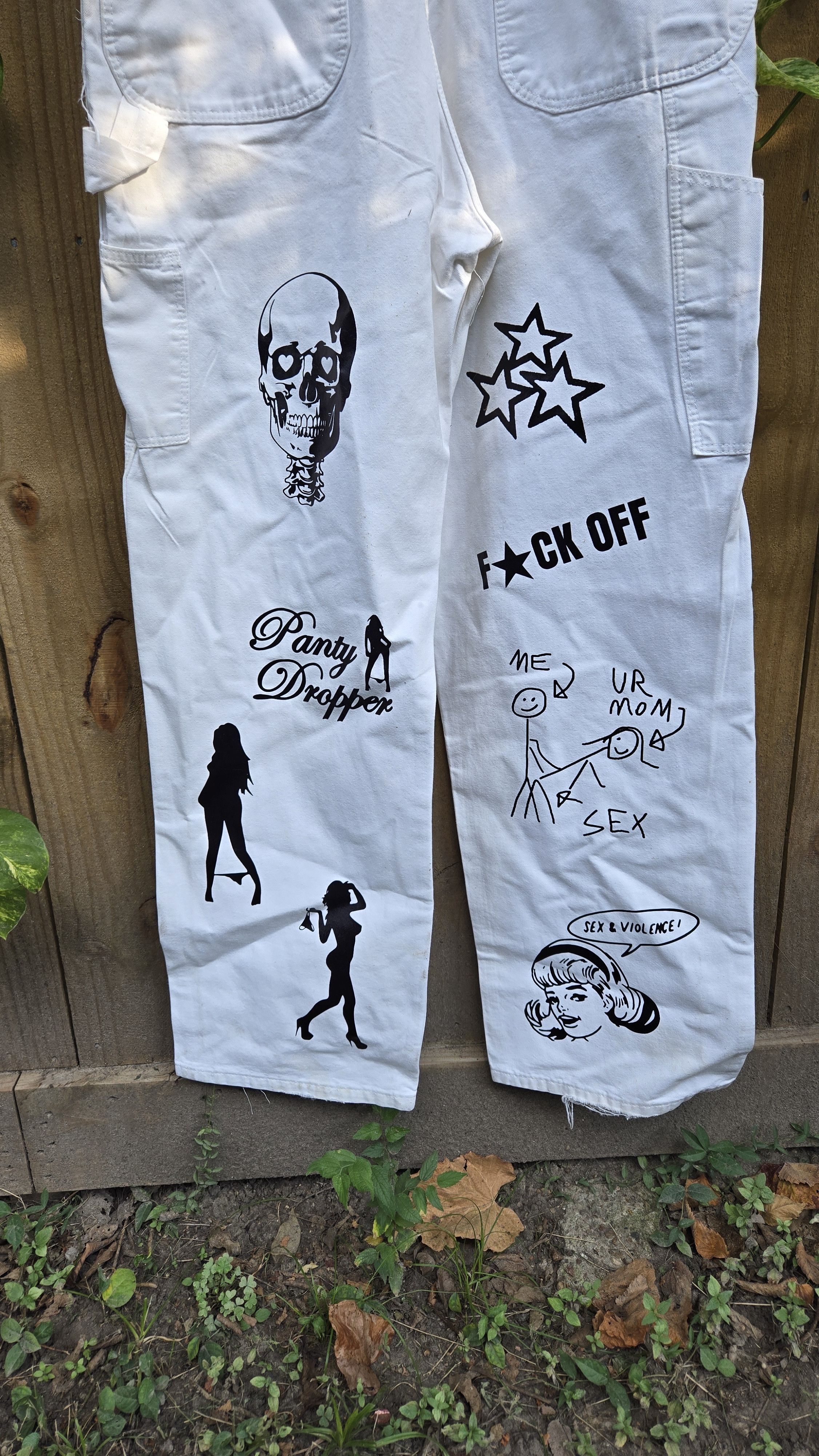 Dickies custom 1 of 1 printed Dickies Overalls jeans very rare Size US 36 / EU 52 - 4 Thumbnail