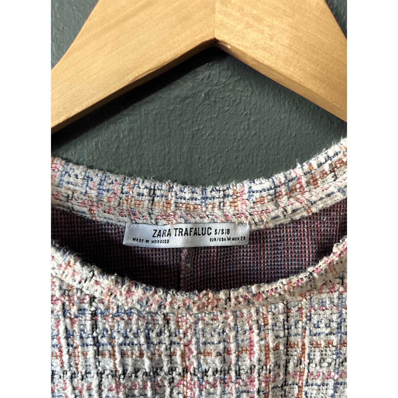 Zara Zara Trafaluc Womens Short Sleeve Knit Multicolor Shirt Dress Size Small Size S / US 4 / IT 40 - 3 Thumbnail