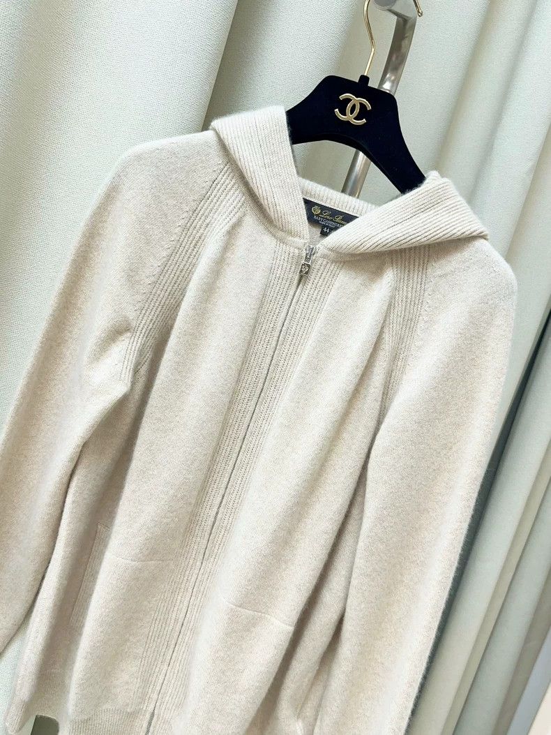 Loro Piana LORO PIANA Cashmere baby classic open knit sweater Size M / US 6-8 / IT 42-44 - 2 Thumbnail
