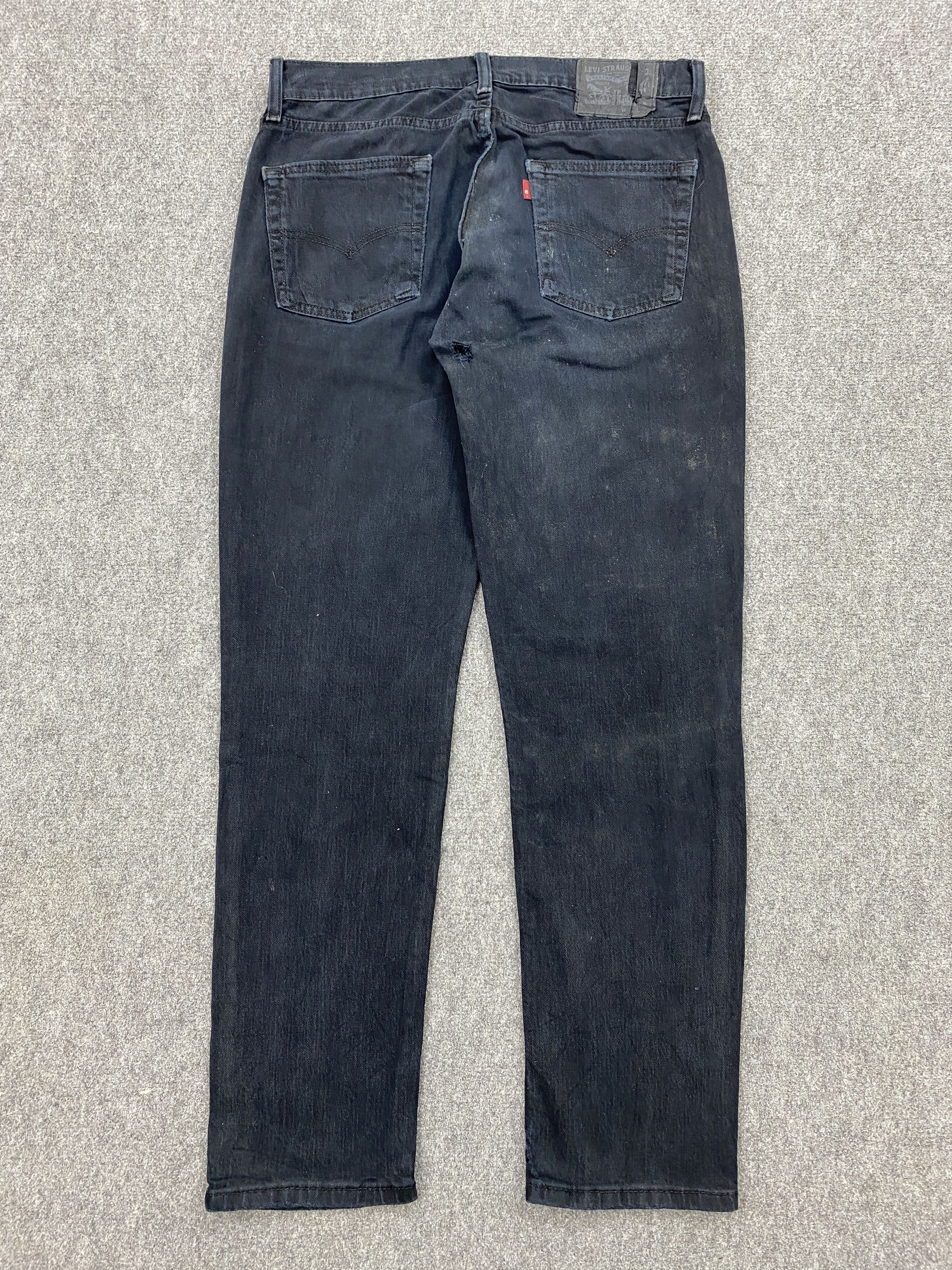 Levi's × Vintage Distressed Vintage Levis Faded Black Jeans Size US 33 - 3 Thumbnail