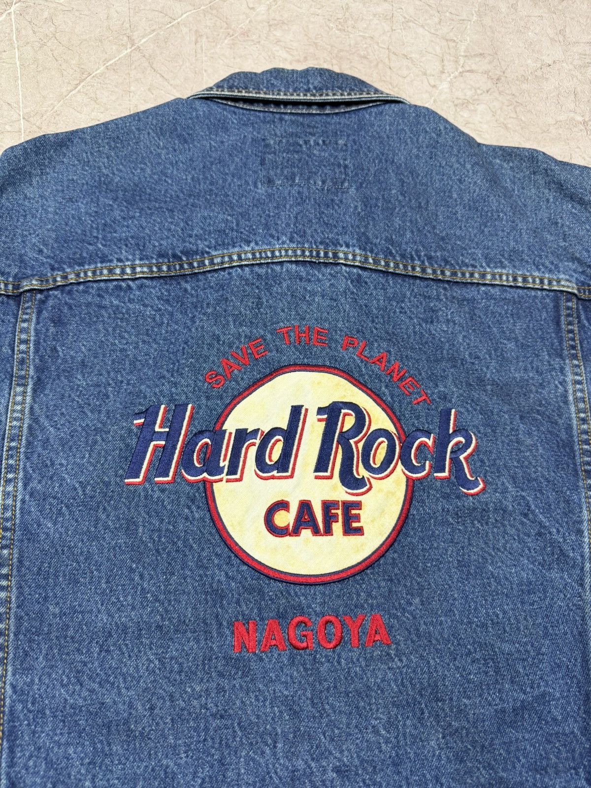 Hard Rock Cafe Vintage Hard Rock Cafe Jeans Jacket Size US XL / EU 56 / 4 - 8 Thumbnail