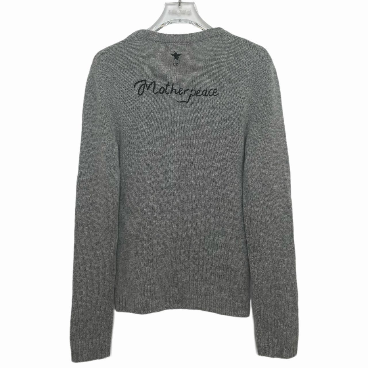 Dior Dior Grey Wool Knit Sweater K26WX Size XS / US 0-2 / IT 36-38 - 2 Thumbnail