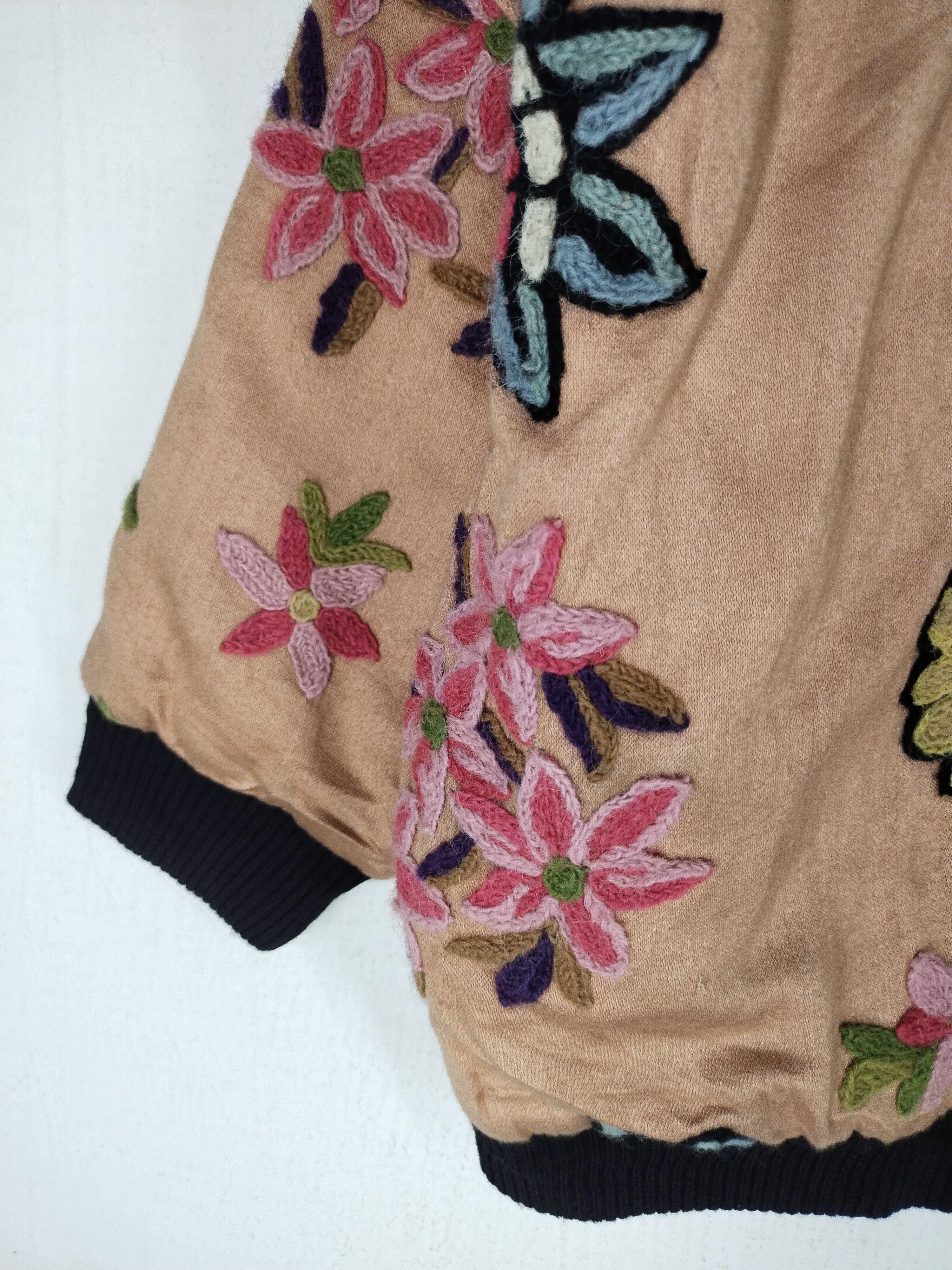 If Six Was Nine × Japanese Brand Vintage Tokyo Kea Embroidery Flower Jacket Size US L / EU 52-54 / 3 - 6 Thumbnail