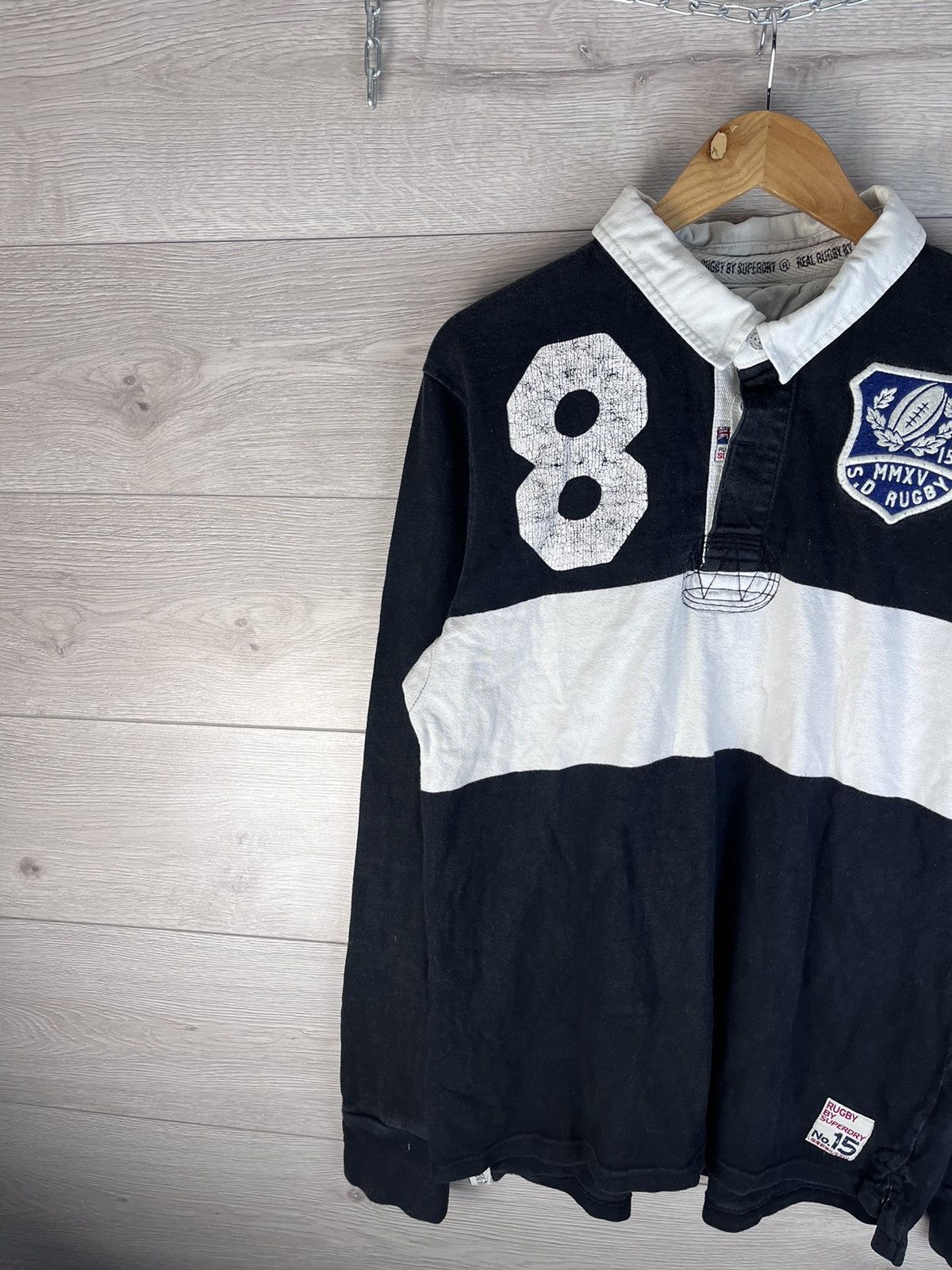Superdry Men’s long sleeve Superdry size M rugby Size US M / EU 48-50 / 2 - 3 Thumbnail
