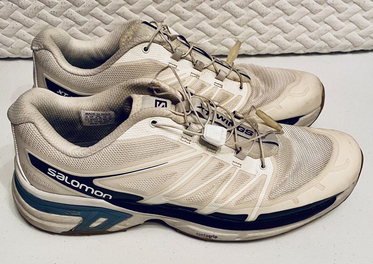 Salomon Salomon XT-Wings 2 Advanced 'Vanilla Ice Lunar Rock’ 12 US Size US 12 / EU 45 - 5 Thumbnail