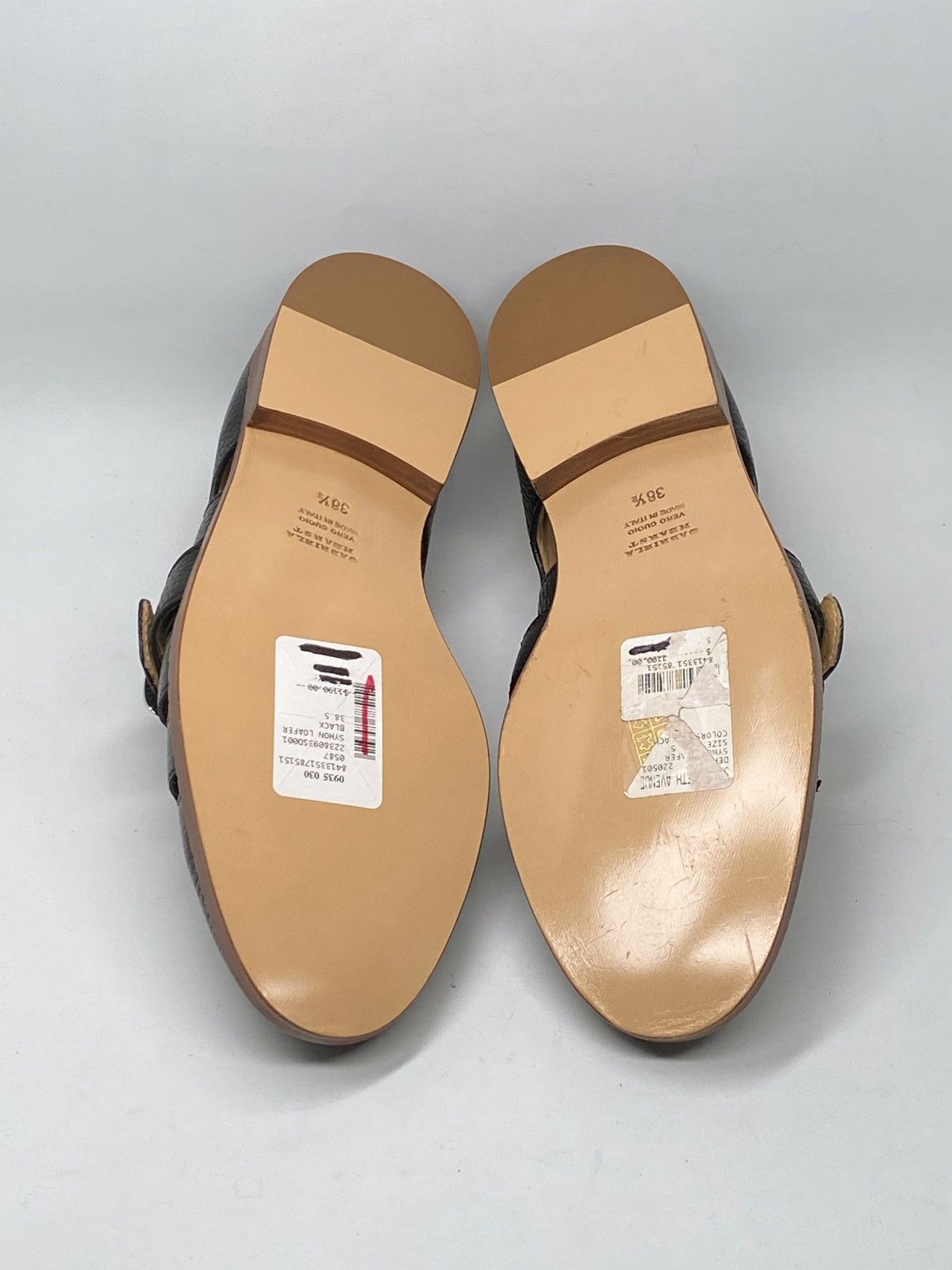 Gabriela Hearst Gabriela Hearst cutout pebbled-leather loafers size 38.5 Size US 8.5 / IT 38.5 - 10 Thumbnail