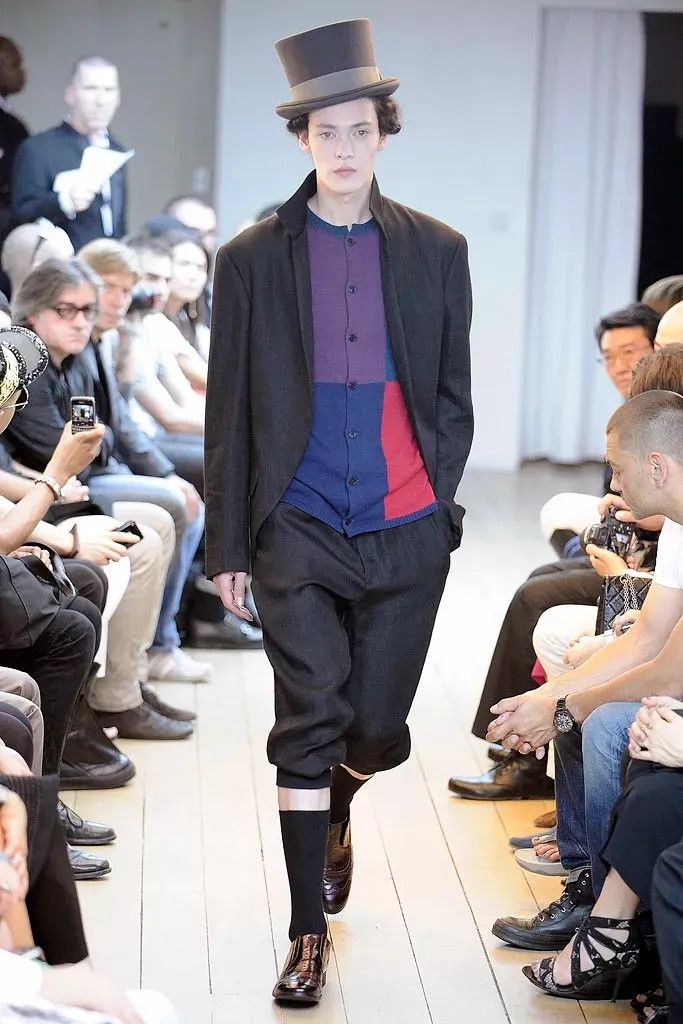Yohji Yamamoto Yohji Yamamoto SS11 Mens Color Block Knit Cardigan Size US L / EU 52-54 / 3 - 3 Thumbnail