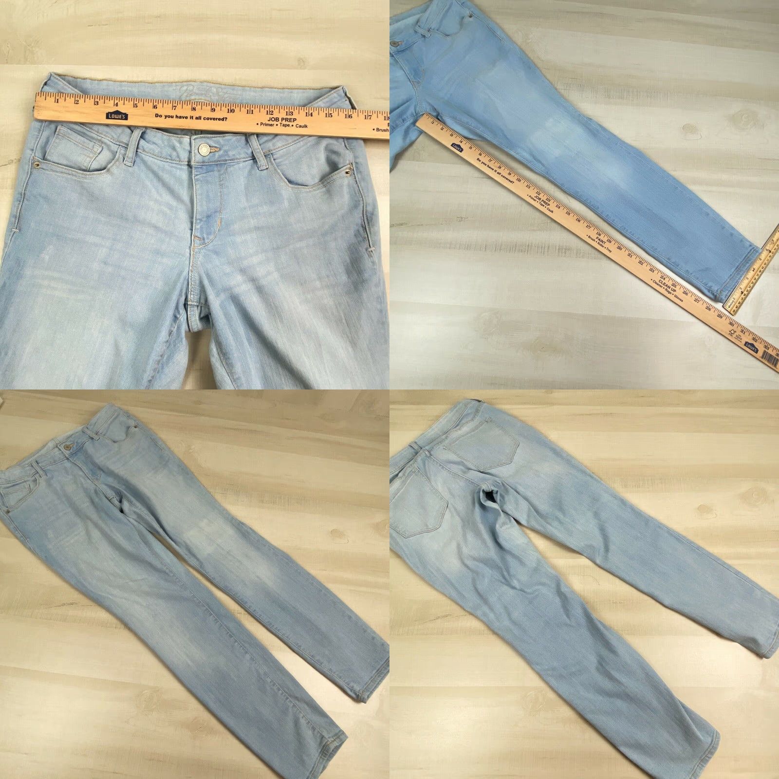 Old Navy Old Navy Rockstar Skinny Jeans 16 Blue Mid Rise Stretch Women's Size 38" / US 16 / IT 52 - 8 Thumbnail