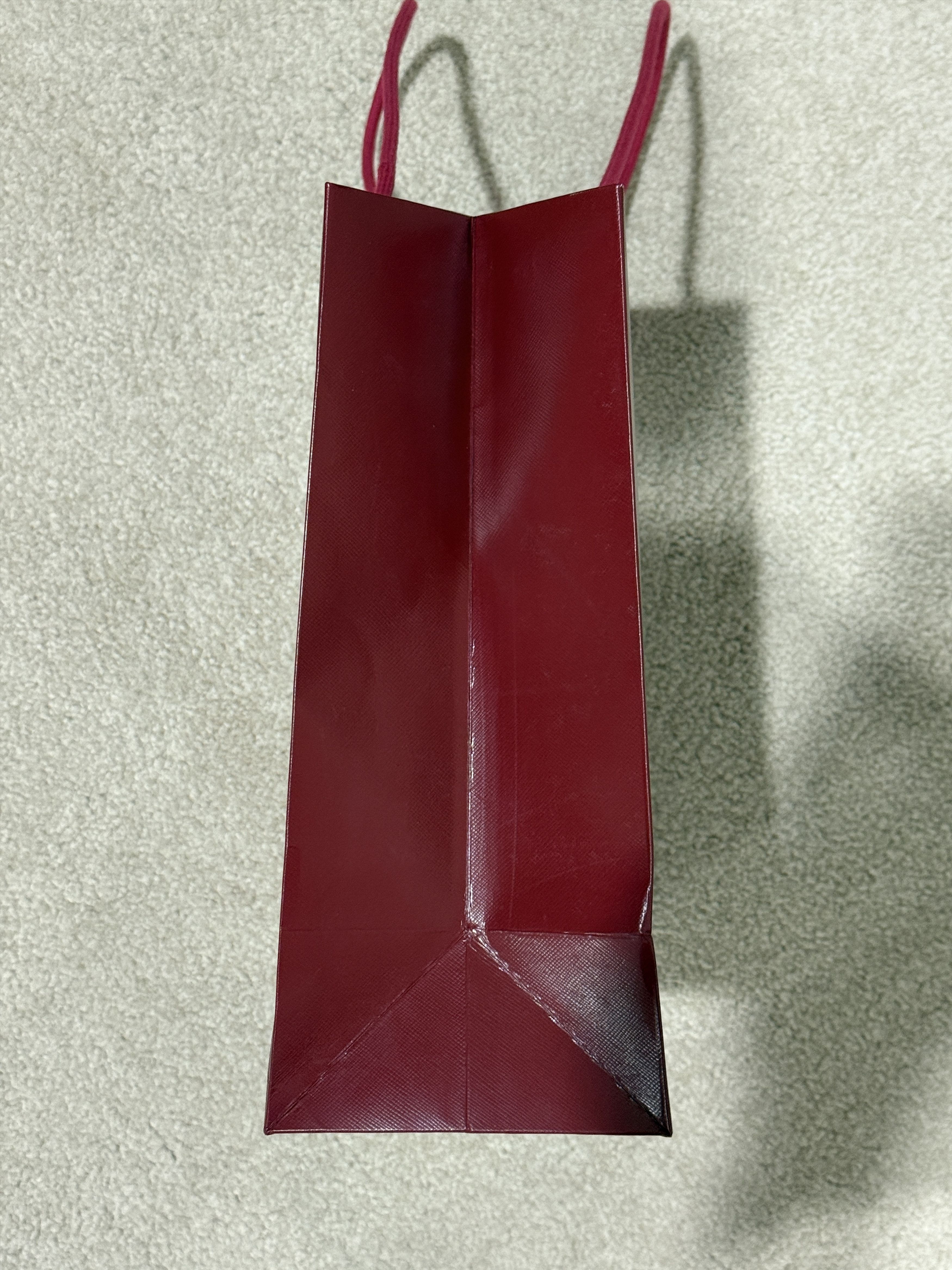 Cartier Authentic Cartier Medium Red Paper Shopping Gift Bag Size ONE SIZE - 3 Thumbnail