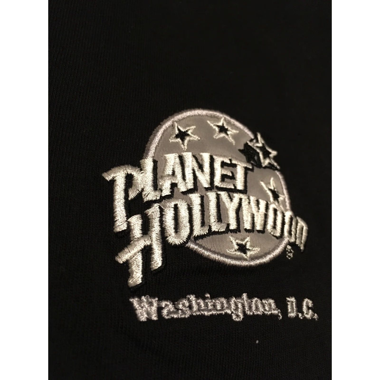 Planet Hollywood VINTAGE Planet Hollywood T-Shirt Washington D.C. 1991 Single Stitch XL Black Men XL Stitch Graphic Tee Mens Size US XL / EU 56 / 4 - 2 Thumbnail