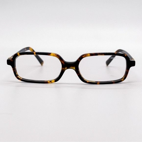 Miu Miu NEW MIU MIU EYEGLASSES, HAVANA BROWN WOMEN EYEWEAR MIU MIU M Size ONE SIZE - 4 Thumbnail