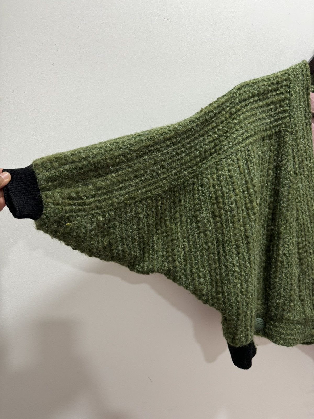 Japanese Brand JAPANESE DESIGN CASHMERE WING STYLE CARDIGAN Size M / US 6-8 / IT 42-44 - 11 Thumbnail