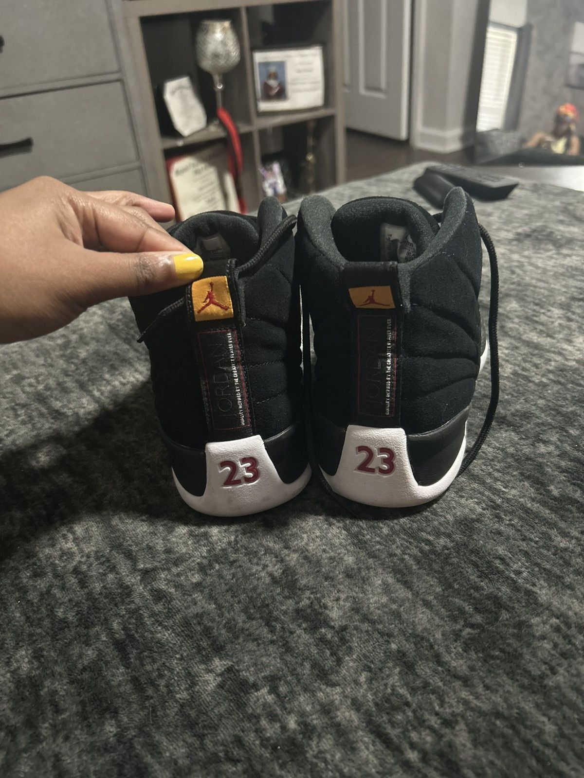 Jordan Brand Jordan 12 “ Reverse Taxi” Size US 9 / EU 42 - 4 Thumbnail
