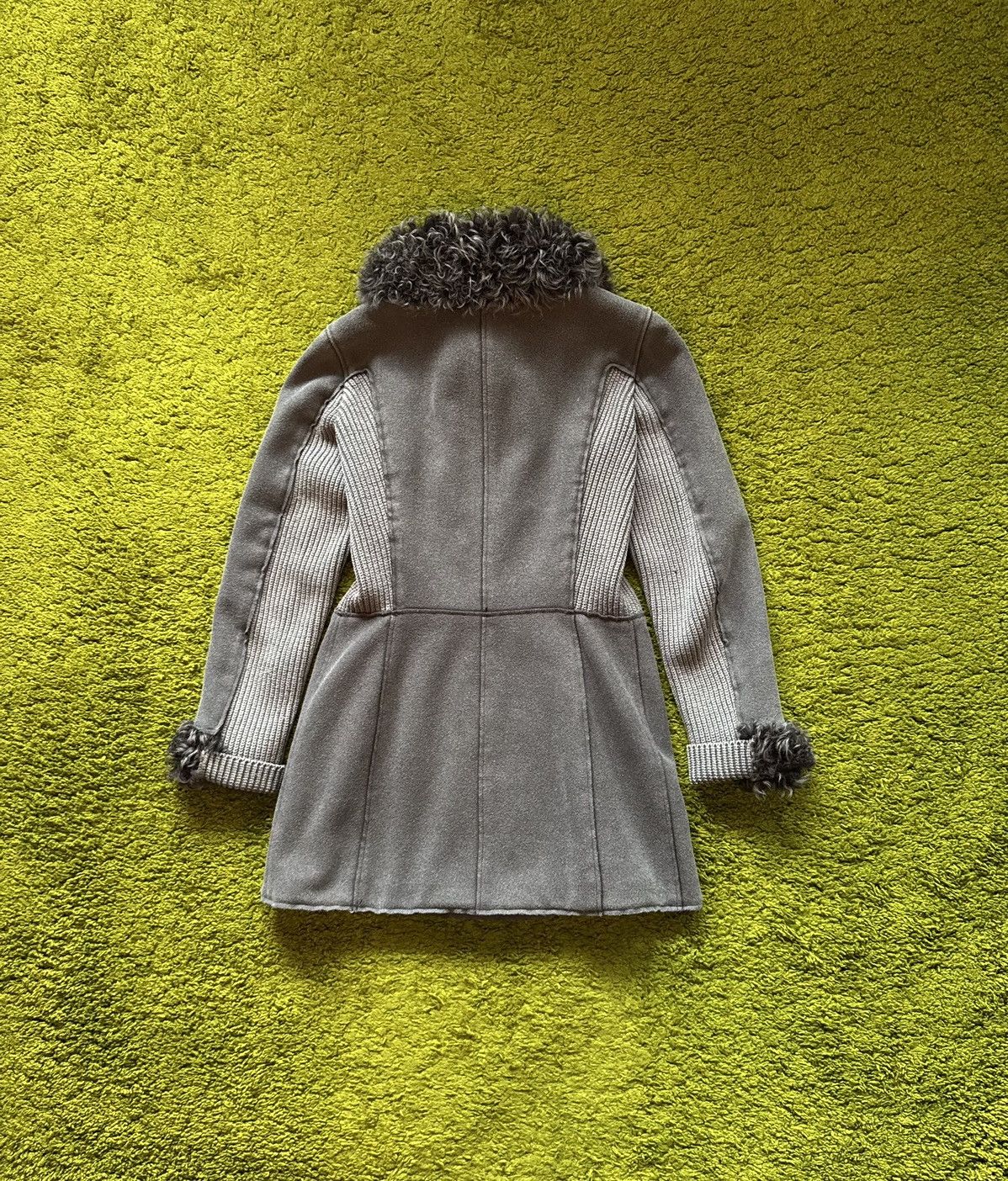 Hysteric Glamour V.Level avant Garde shearling collar wool coat jacket Size M / US 6-8 / IT 42-44 - 4 Thumbnail