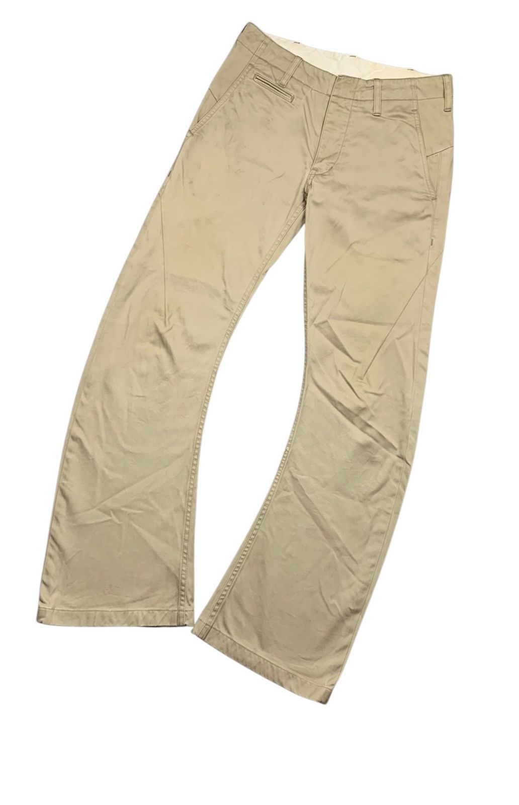 Attachment Japanese brand ATTACHMENT flared chinos unique Size US 31 - 3 Thumbnail