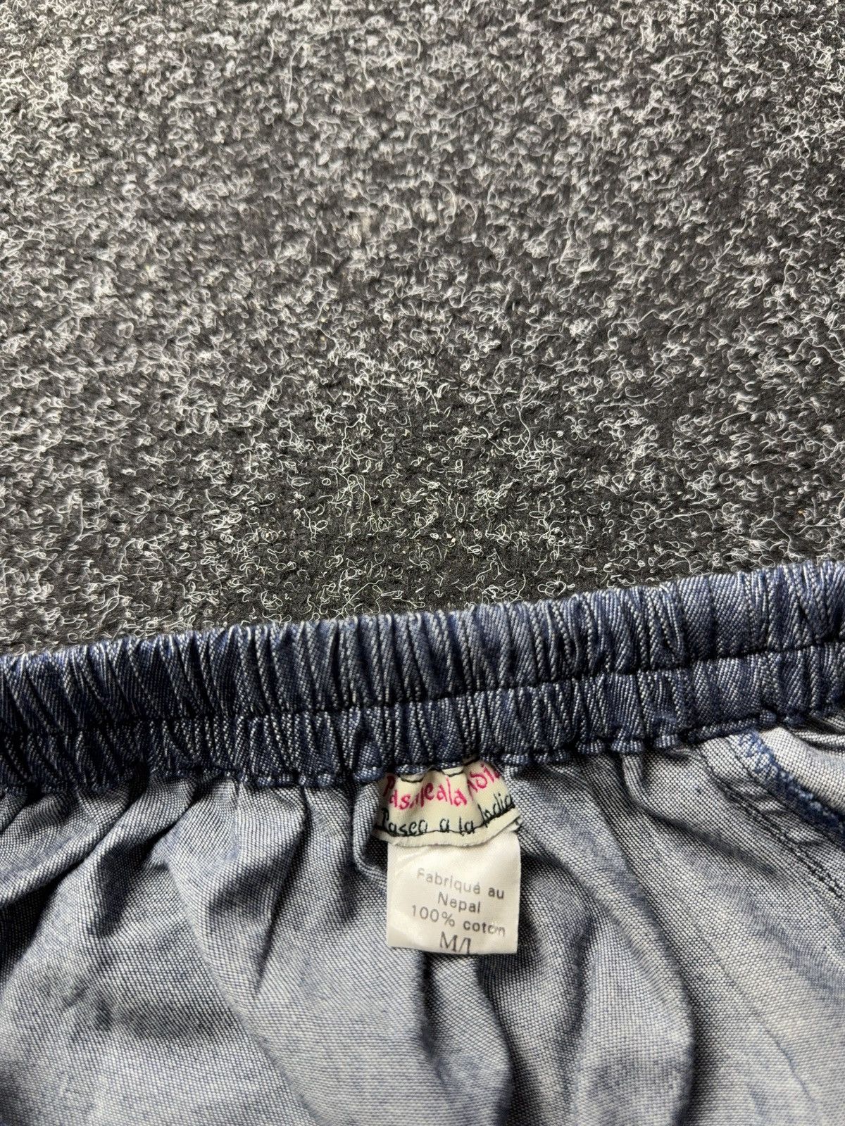 Avant Garde Japanese Denim Cargo Utility Asymmetric Pants