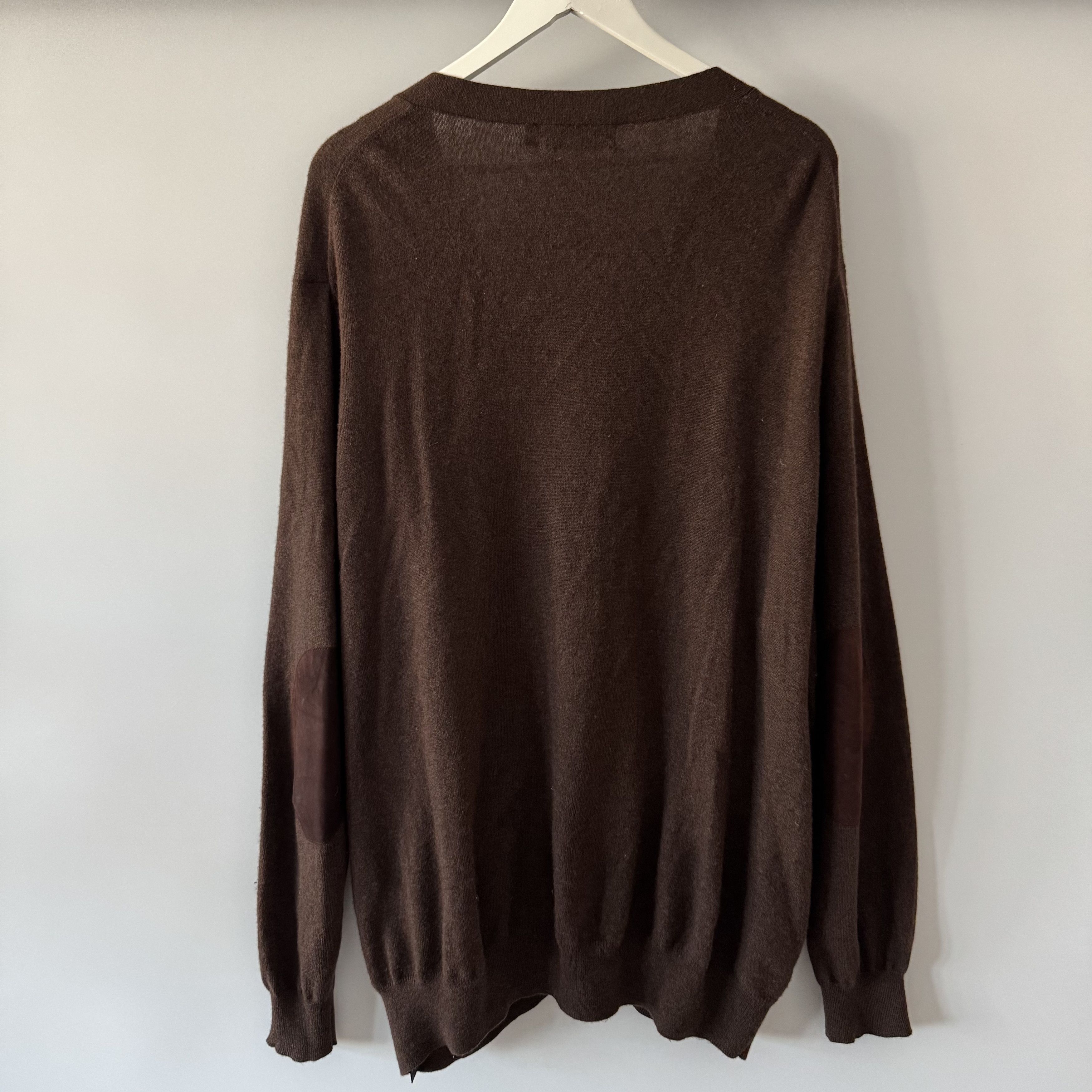 Polo Ralph Lauren Polo By Ralph Lauren Wool Brown Cardigan 3XL Size US XXL / EU 58 / 5 - 2 Thumbnail