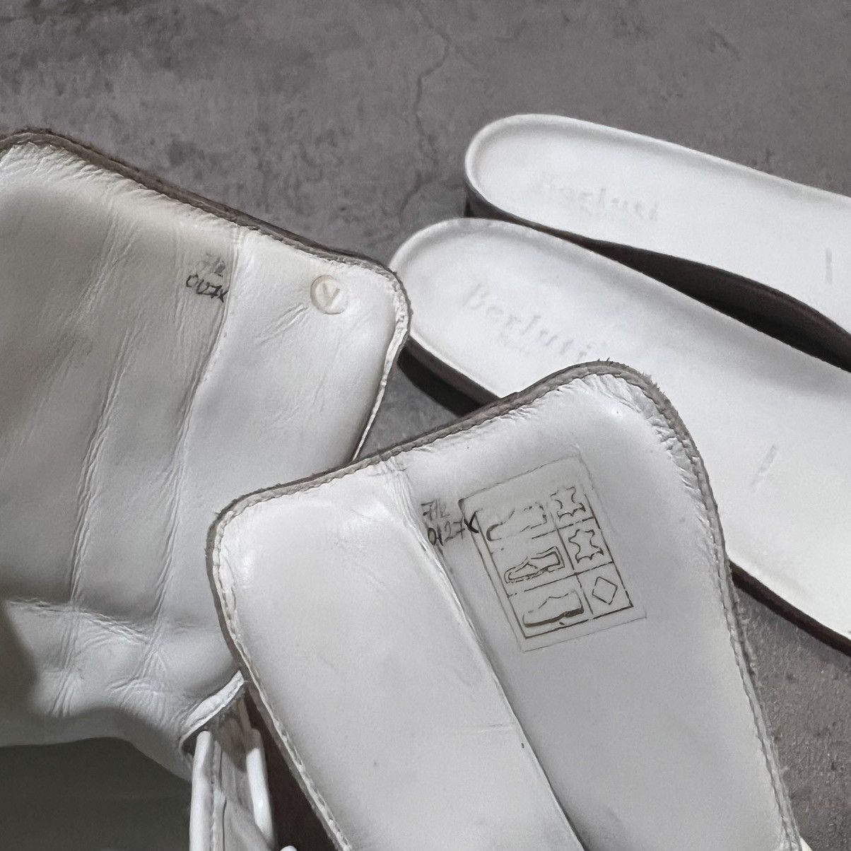 Berluti Berluti Playfield Velcro Leather Sneakers White Size US 7.5 / EU 40-41 - 11 Thumbnail