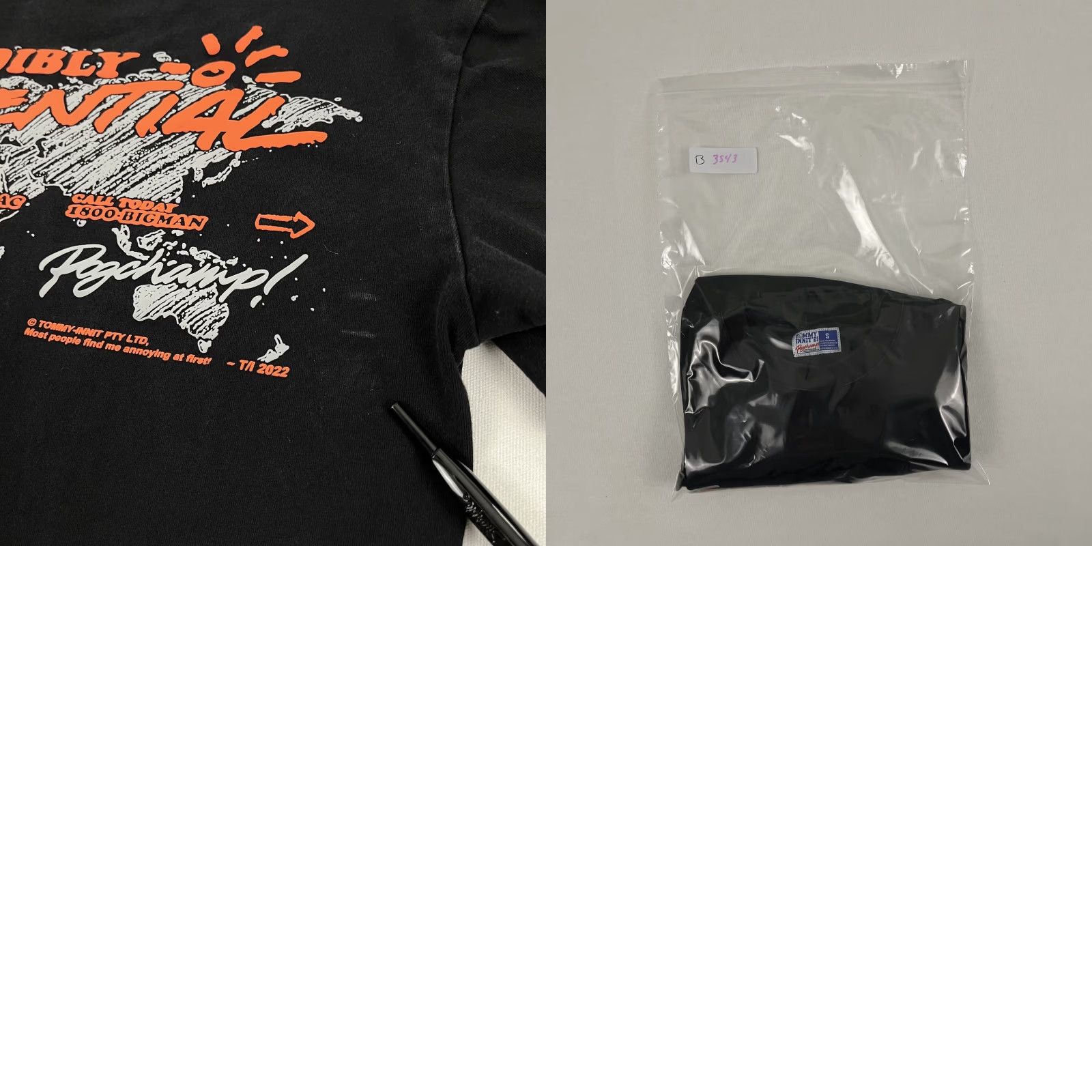 Vintage Tommyinnit Shirt Adult Small Black Graphic English Minecraft Streamer Youtube Shirt Size US S / EU 44-46 / 1 - 8 Thumbnail