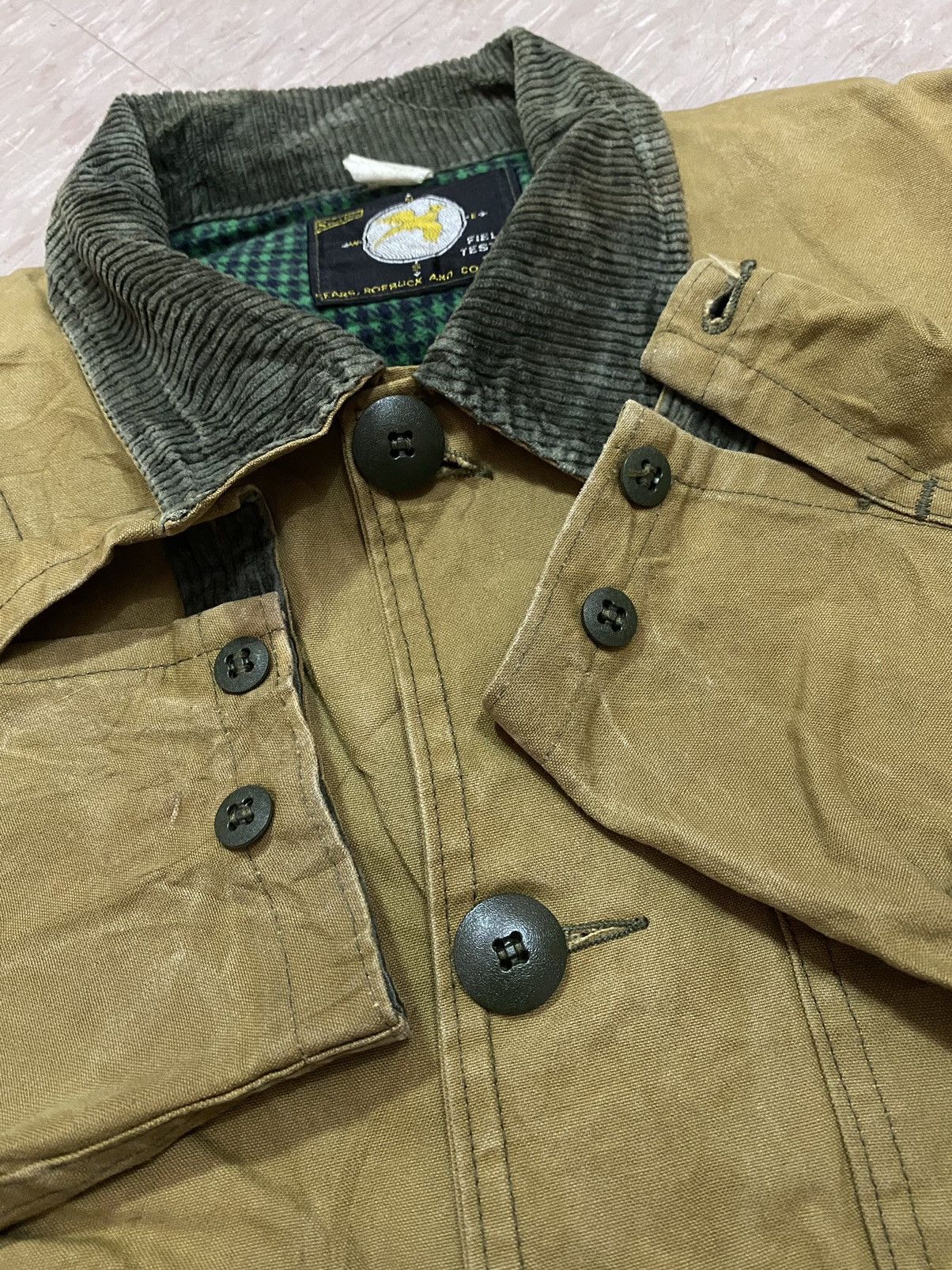 Hunter × Vintage Vintage 50s sears roebuck hunting jacket Size US L / EU 52-54 / 3 - 10 Thumbnail