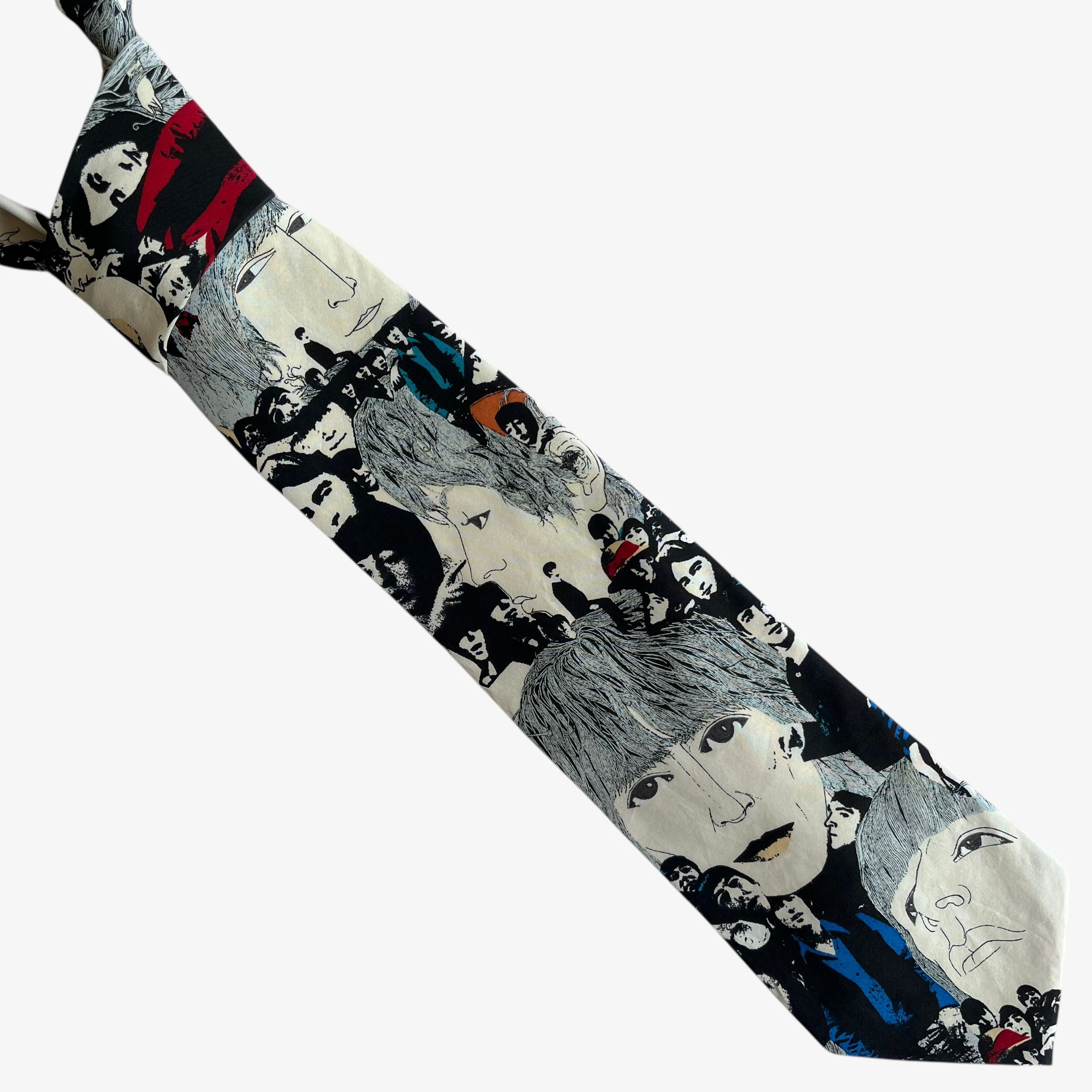 Other Vintage 90s Apple Corps The Beatles Revolver Print Silk Tie Size ONE SIZE - 1 Thumbnail