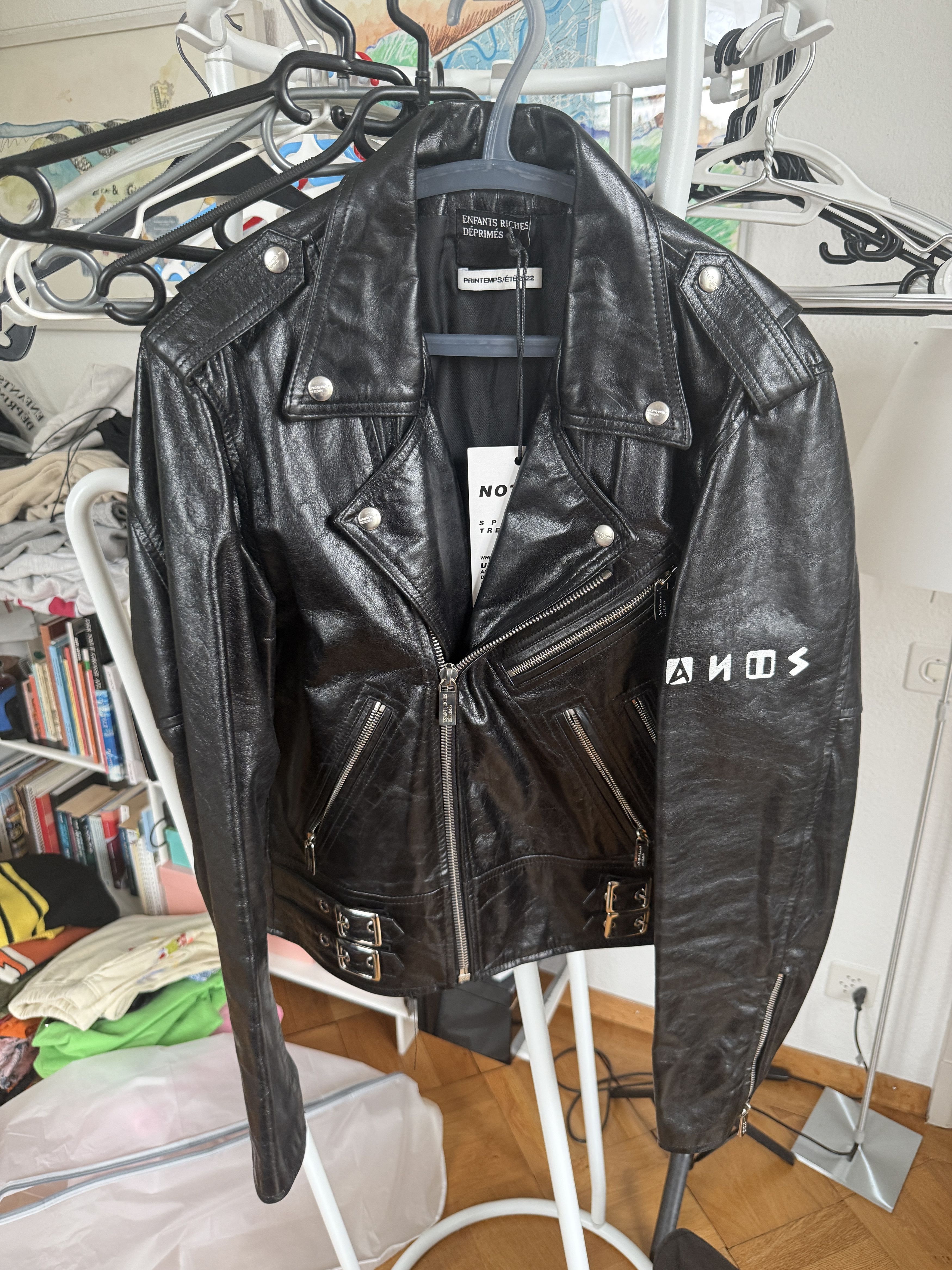 Enfants Riches Deprimes ERD “Goth Couple” Leather Moto Jacket Size US M / EU 48-50 / 2 - 1 Thumbnail