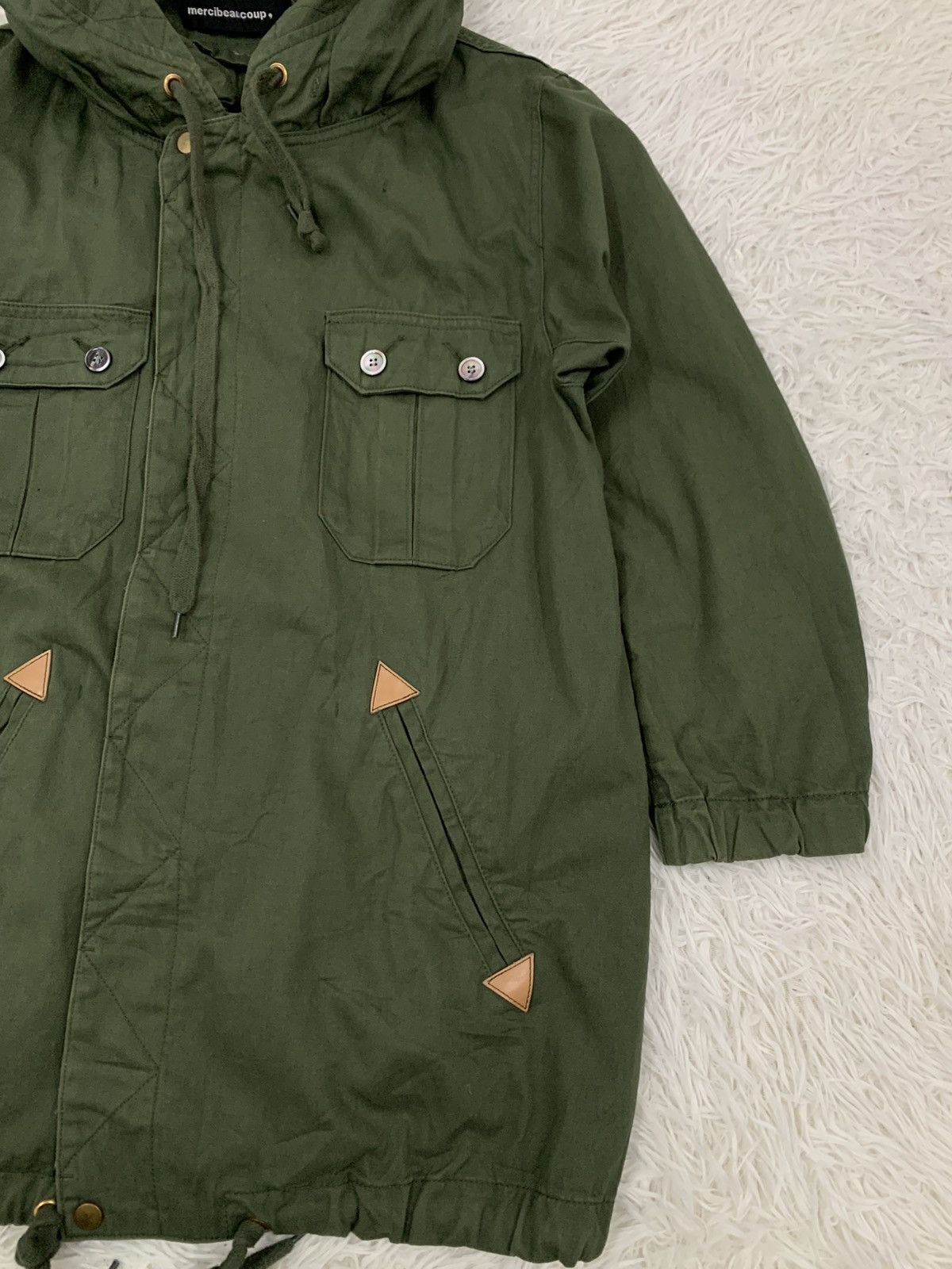 mercibeaucoup Mercibeaucoup by Issey Miyake Jacket Hooded Military Style Size US M / EU 48-50 / 2 - 4 Thumbnail
