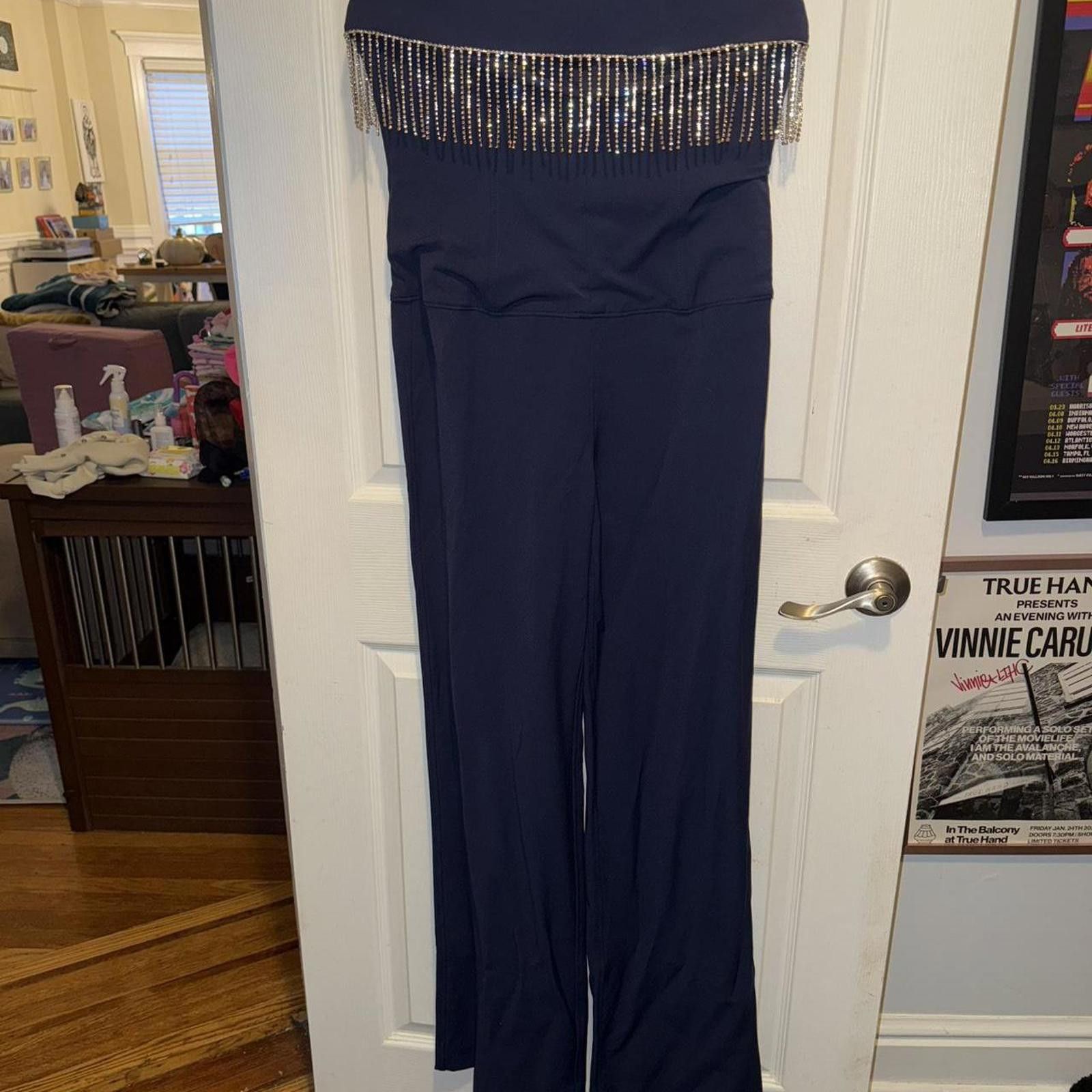 Camila Coelho Indigo Jumpsuit