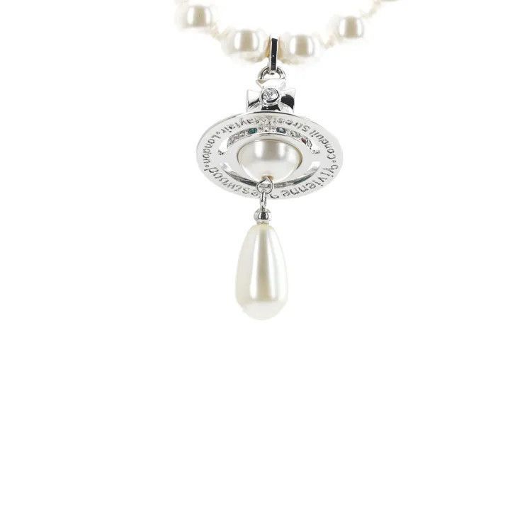 Vivienne Westwood Vivienne Westwood One Row Pearl Drop Choker -2507 Size ONE SIZE - 2 Thumbnail