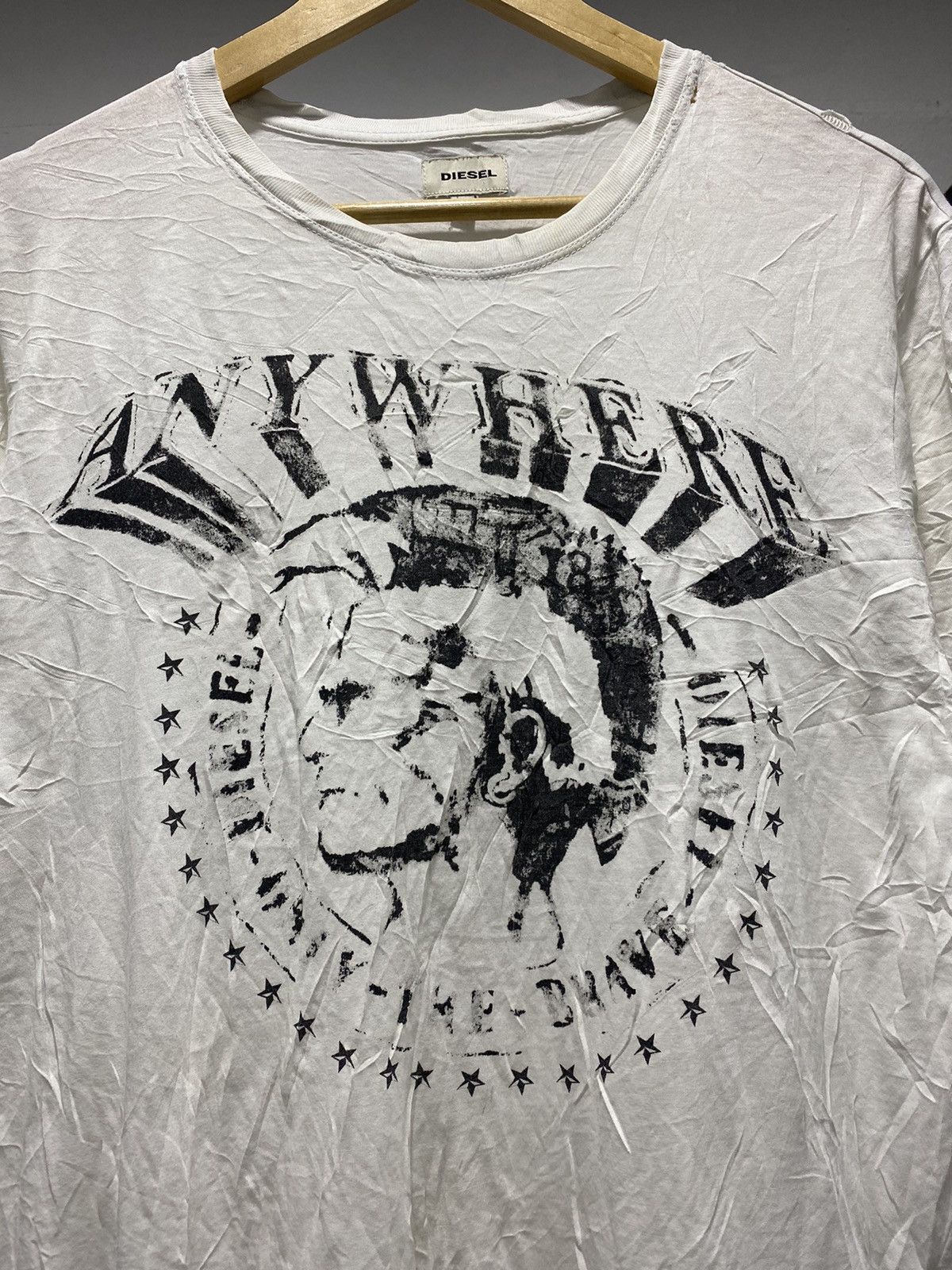 Hysteric Glamour Sick☠️ Diesel Punk Head Mohawk Tee Tshirt Lgb Grunge Size US M / EU 48-50 / 2 - 5 Thumbnail