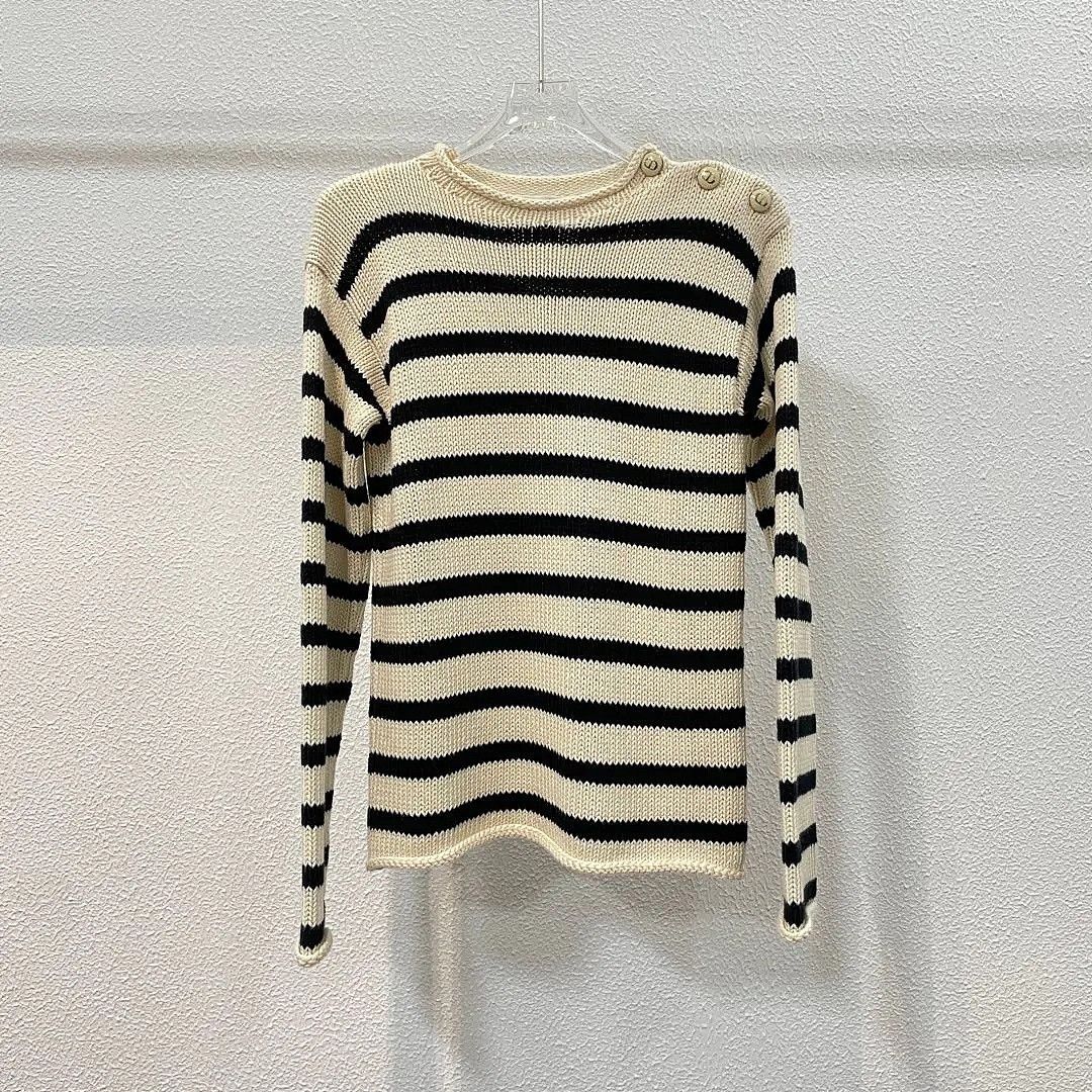 Dior Christian Dior Striped Sweater Size 36 Size XS / US 0-2 / IT 36-38 - 1 Thumbnail