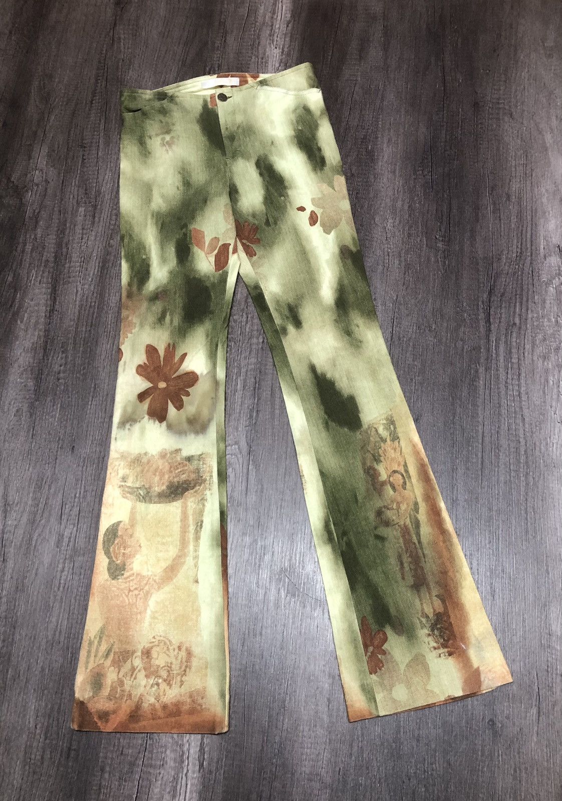 Vintage Liguid Pixie Flared Boot Cut Leg Jeans Size 27" / US 4 / IT 40 - 8 Thumbnail