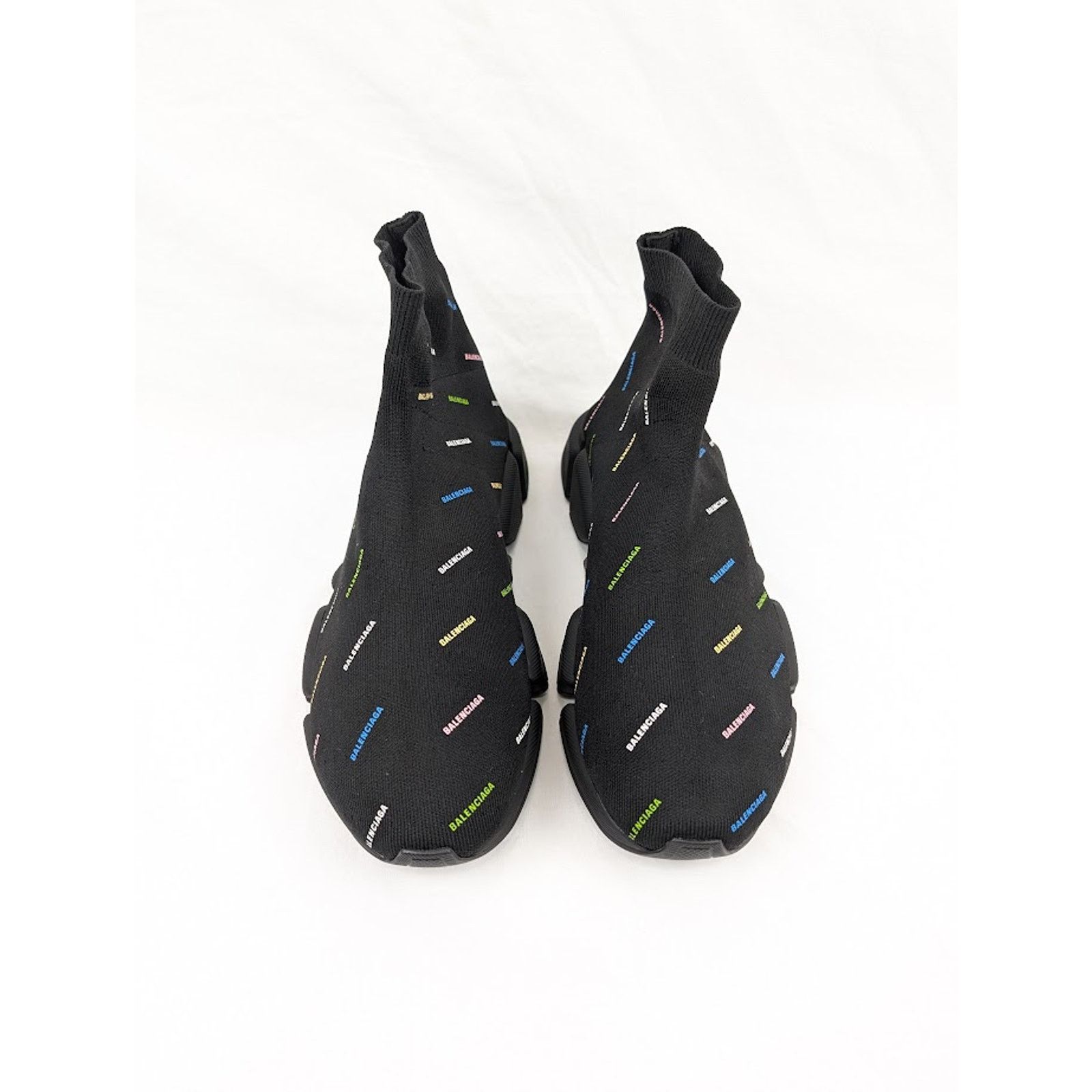 Balenciaga o1rshd1 Recycled Speed 2.0 Low-Top Sneakers Black/Multicolor Size US 13 / EU 46 - 16 Thumbnail