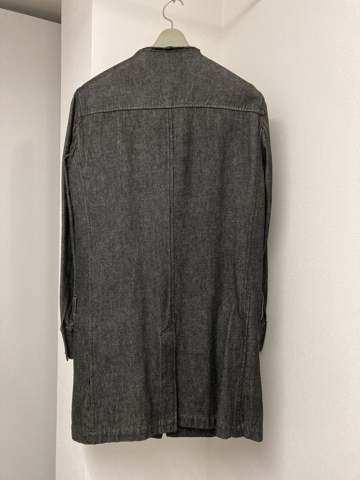 Attachment × Japanese Brand ATTACHMENT KAZUYUKI KUMAGAI wool/rayon denim cutoff coat Size US M / EU 48-50 / 2 - 7 Thumbnail