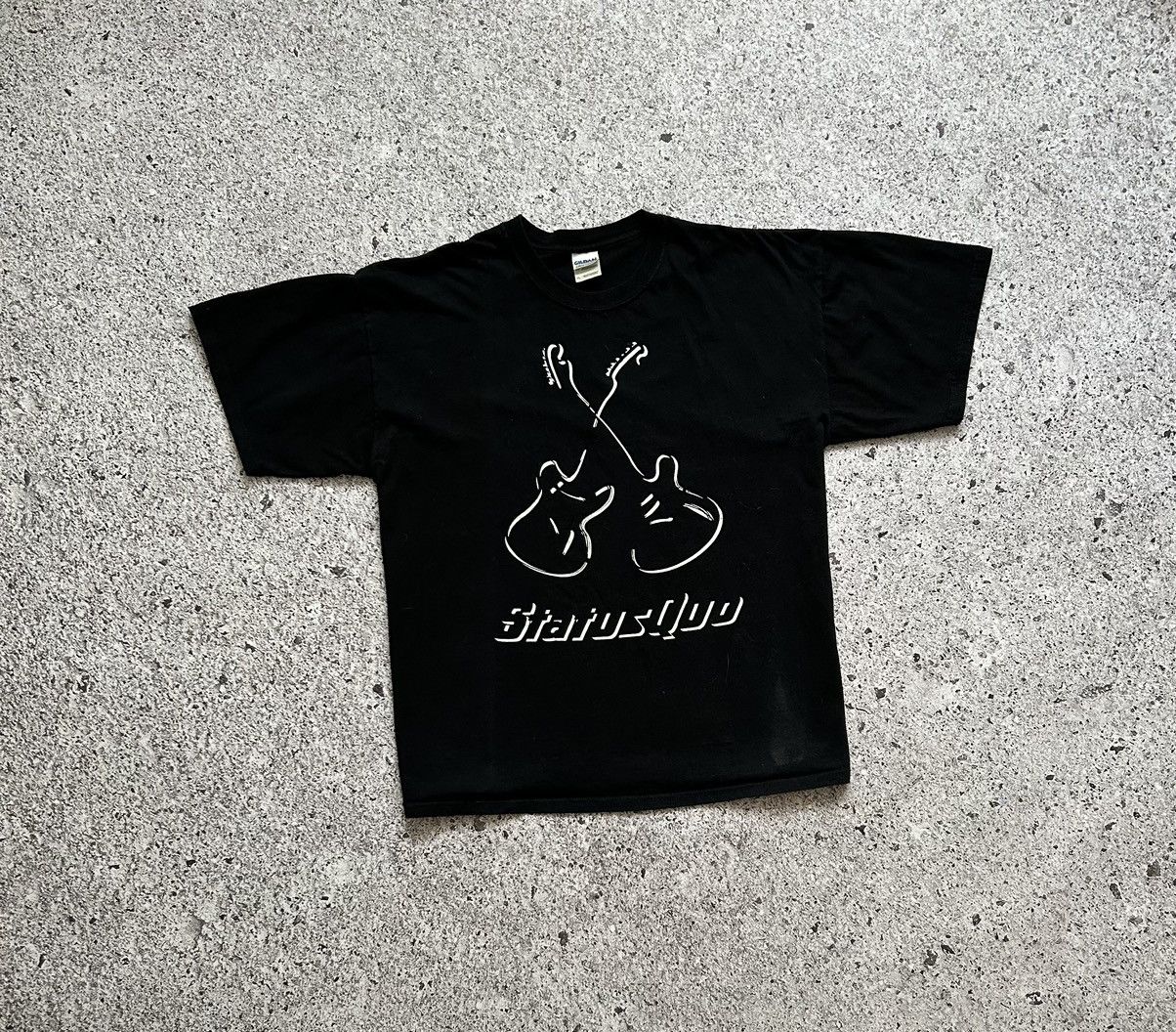 Band Tees × Vintage Vintage Status Quo Rock Band 00s T-Shirt Size US XL / EU 56 / 4 - 2 Thumbnail