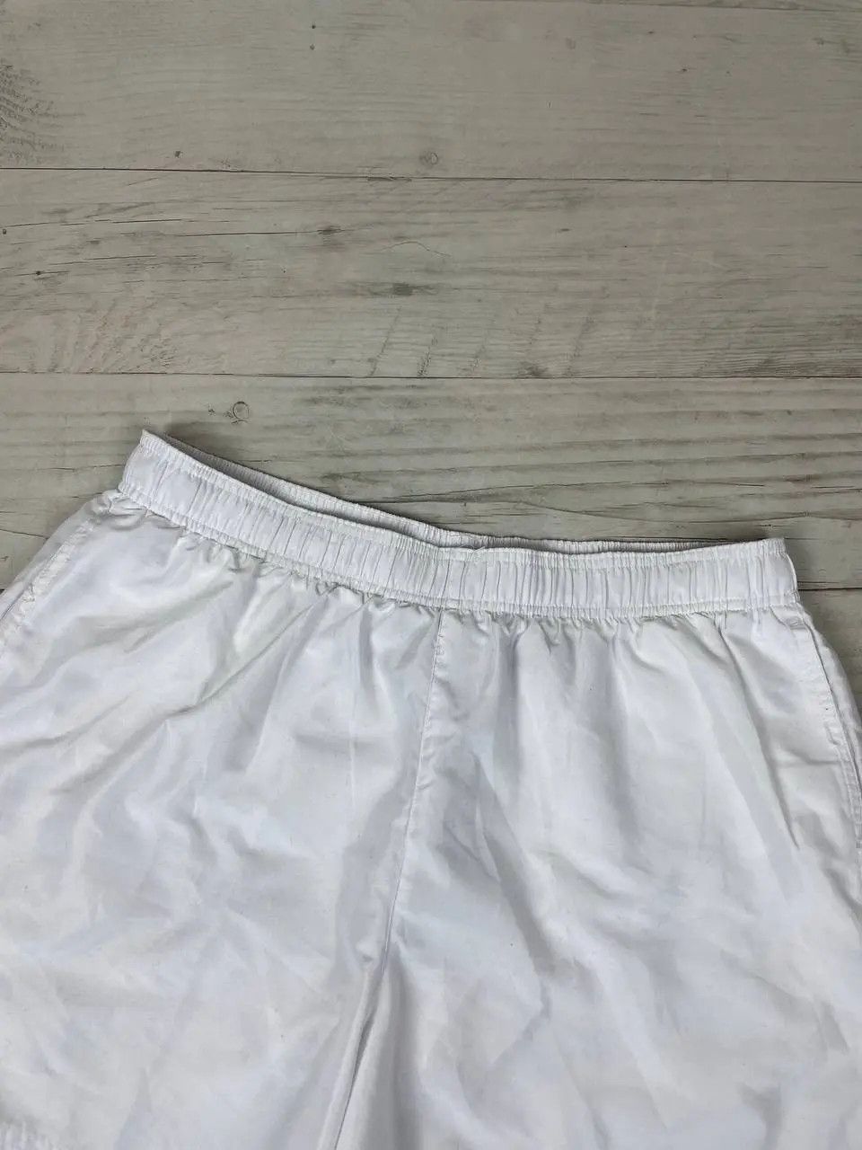 Nike Vintage Nike Nylon Drill Shorts 00s White Men Size XL Size US 36 / EU 52 - 2 Thumbnail