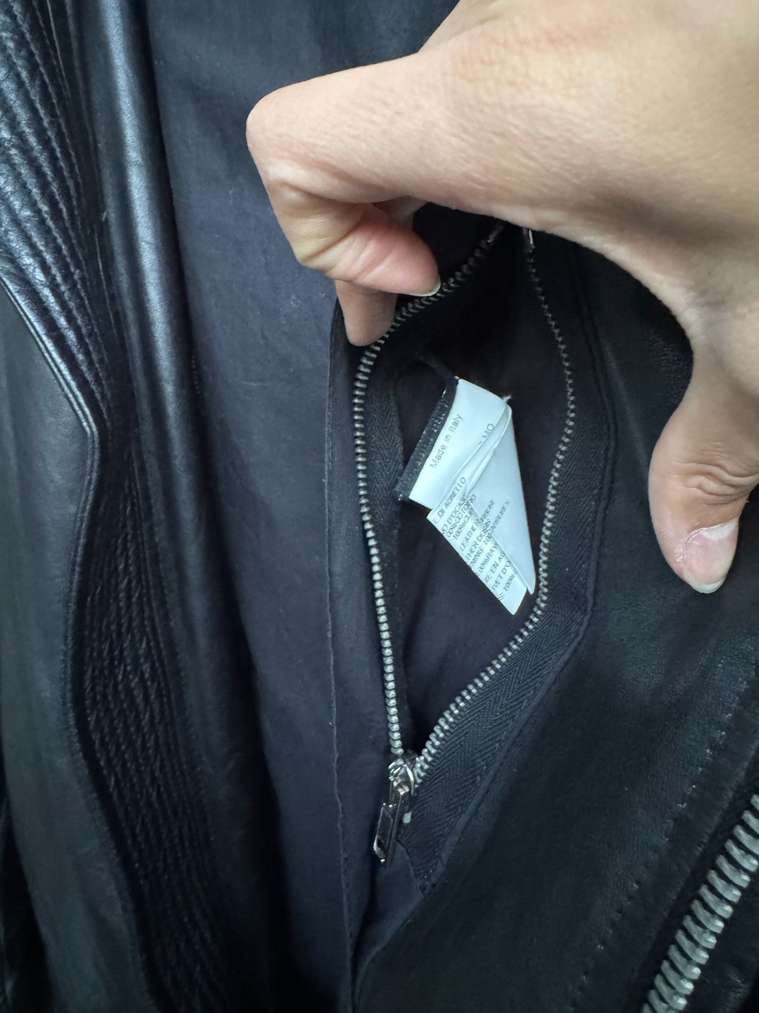Rick Owens Calf Leather Mollino collar Puffer Jacket Size US L / EU 52-54 / 3 - 10 Thumbnail
