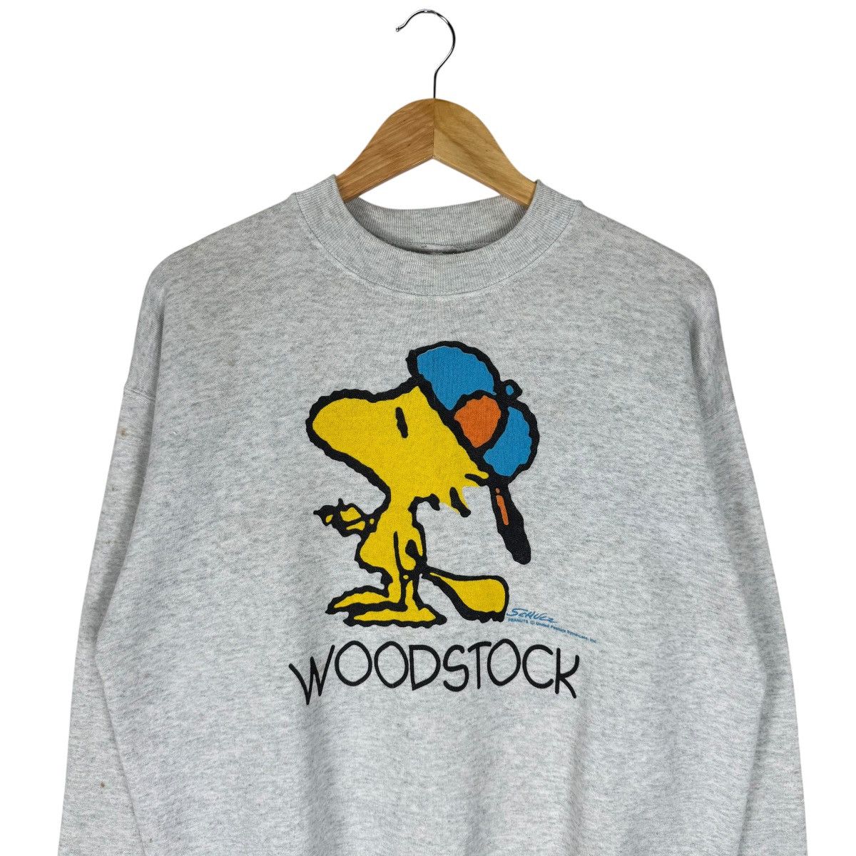Peanuts 🌟90s PEANUTS WOODSTOCK SCHULZ SWEATSHIRT Size US L / EU 52-54 / 3 - 3 Thumbnail