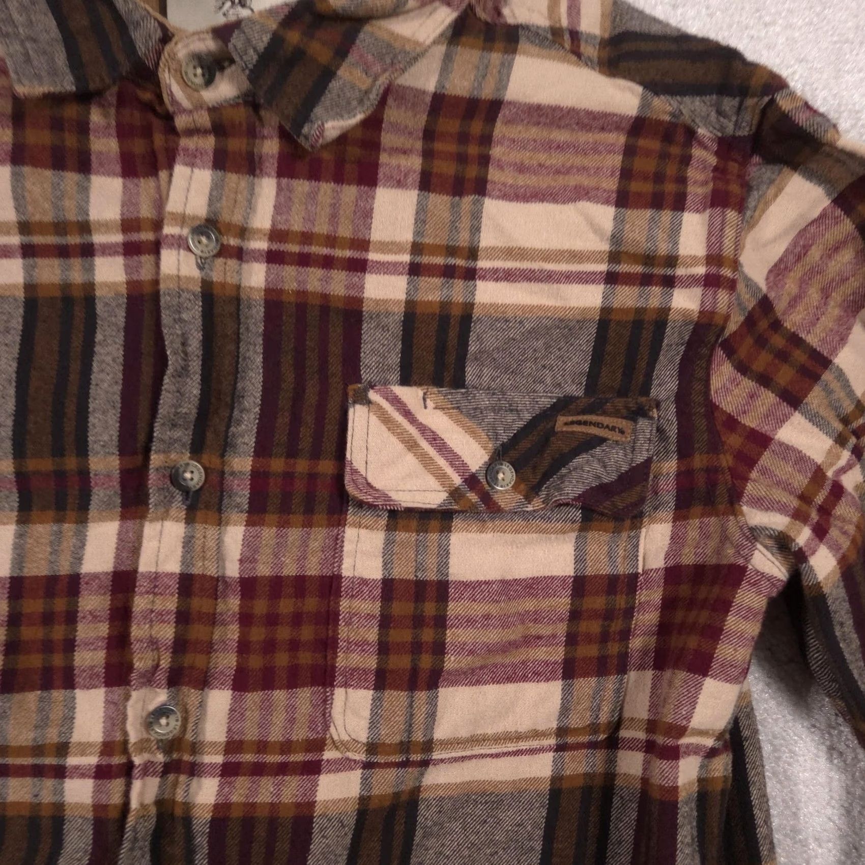 Vintage Legendary Whitetails Shirt Mens Large Plaid Flannel Button Long Sleeve Casual Size US L / EU 52-54 / 3 - 4 Thumbnail