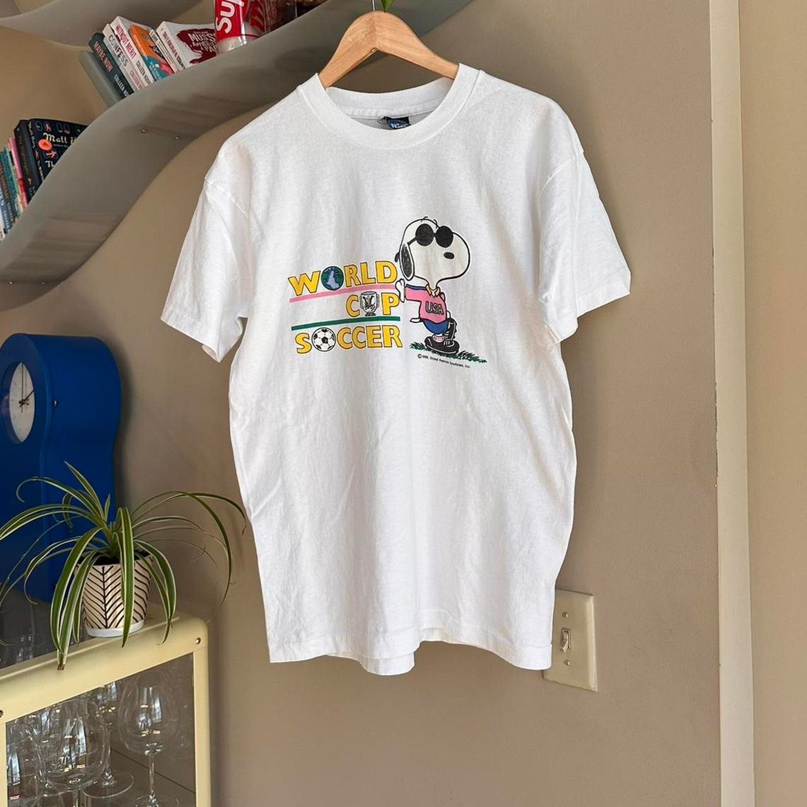 Peanuts × Vintage Vintage World Cup Peanuts Snoopy Shirt Size US M / EU 48-50 / 2 - 1 Thumbnail