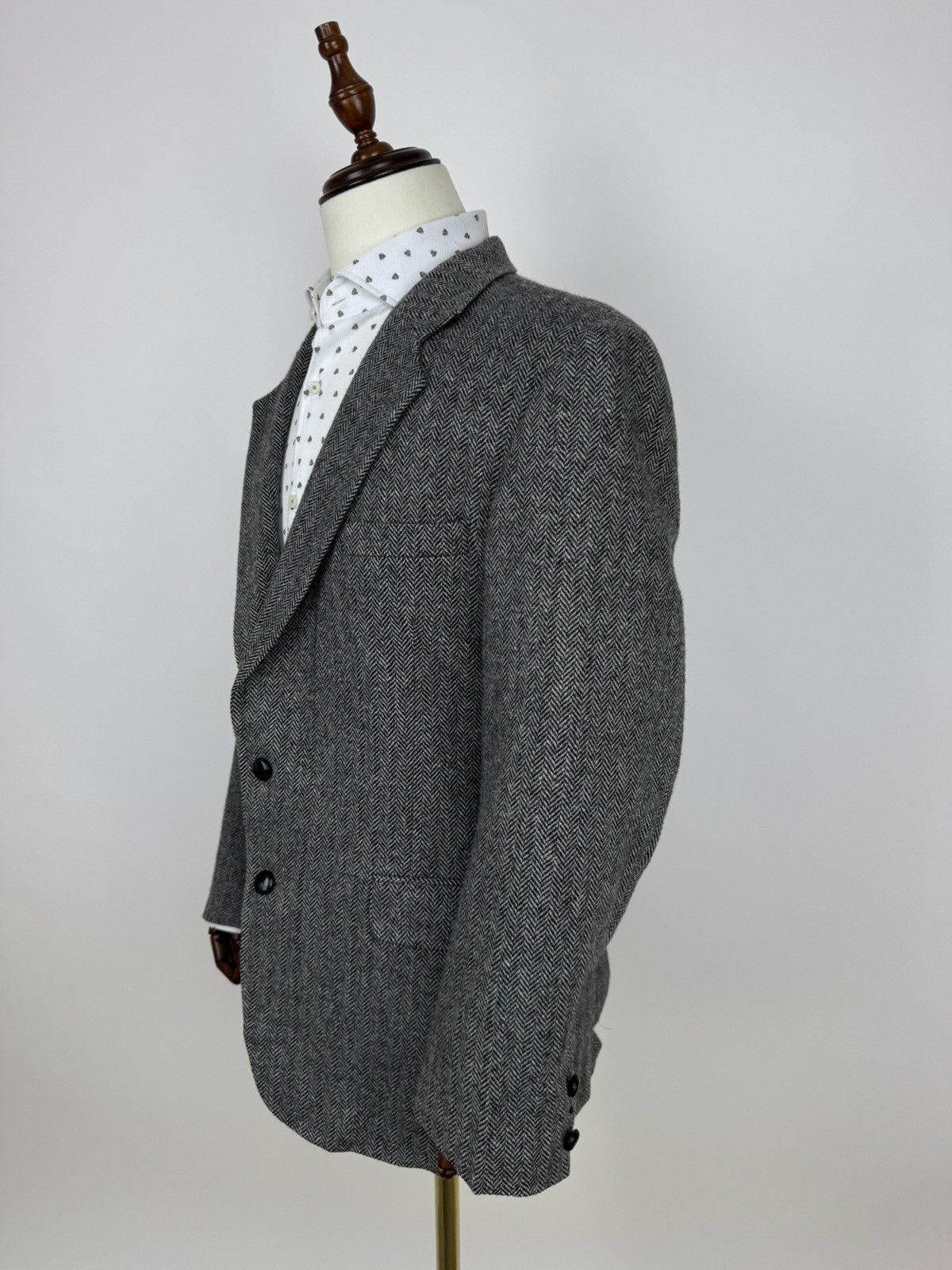 Other Branford & Taylor collection teeed herringbone blazer Size 52R - 3 Thumbnail