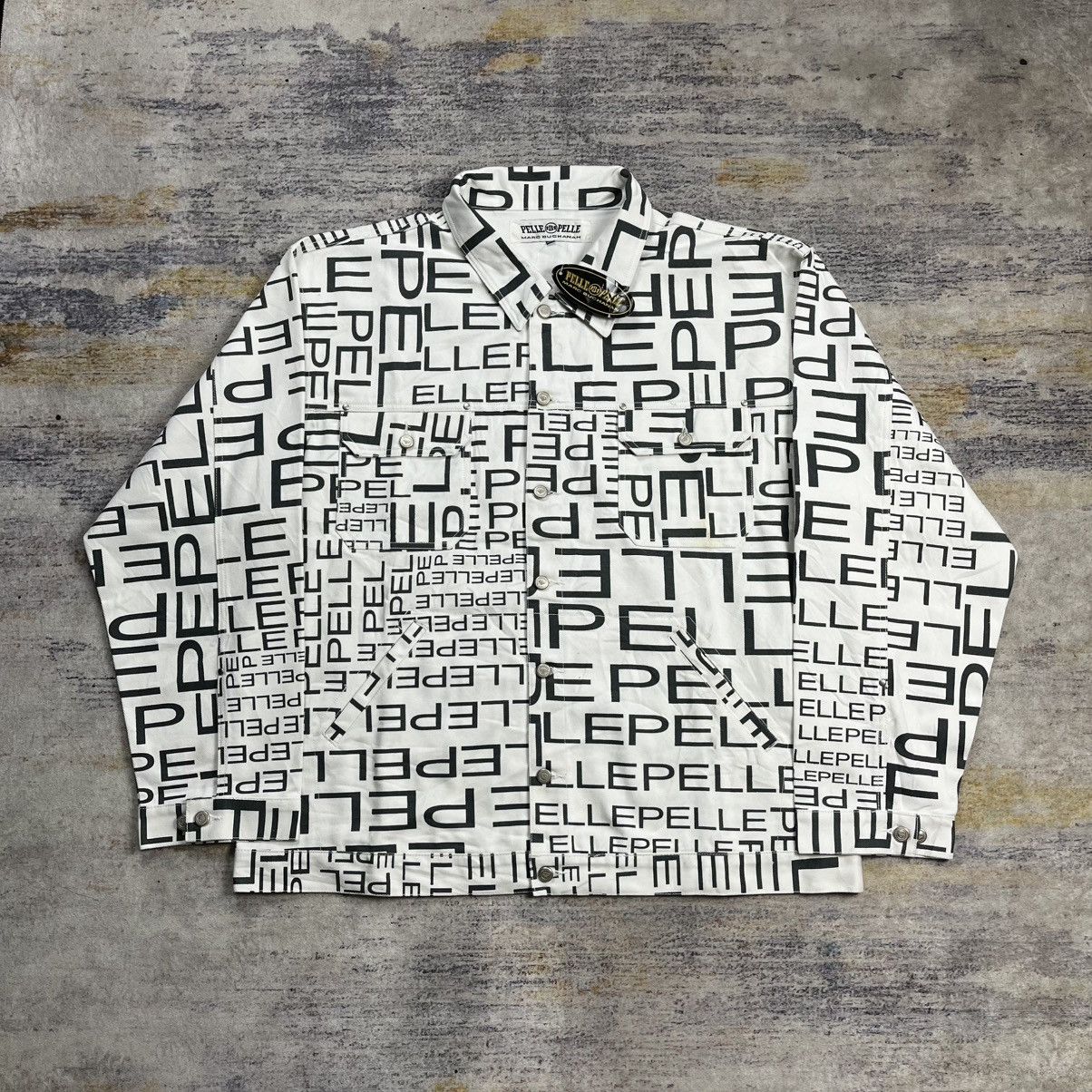 Pelle Pelle Y2k Pelle Pelle Marc buchanan all over print denim Jacket Size US XXL / EU 58 / 5 - 1 Thumbnail