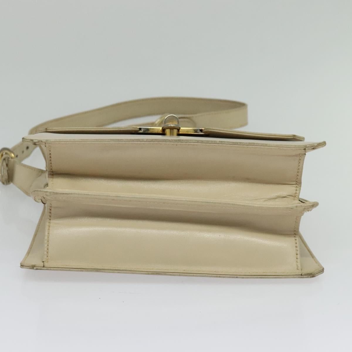 Gucci GUCCI Shoulder Bag Leather Cream Gold Size ONE SIZE - 9 Thumbnail