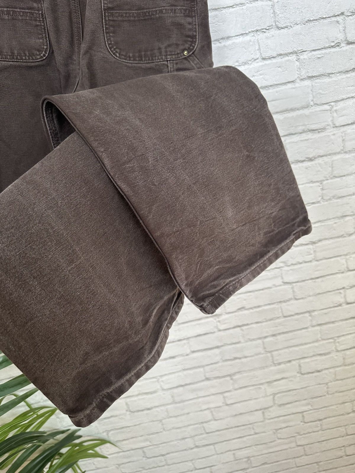 Carhartt (34x31) FADED TO PERFECTION Carhartt Double Knee Pants Size US 34 / EU 50 - 12 Thumbnail