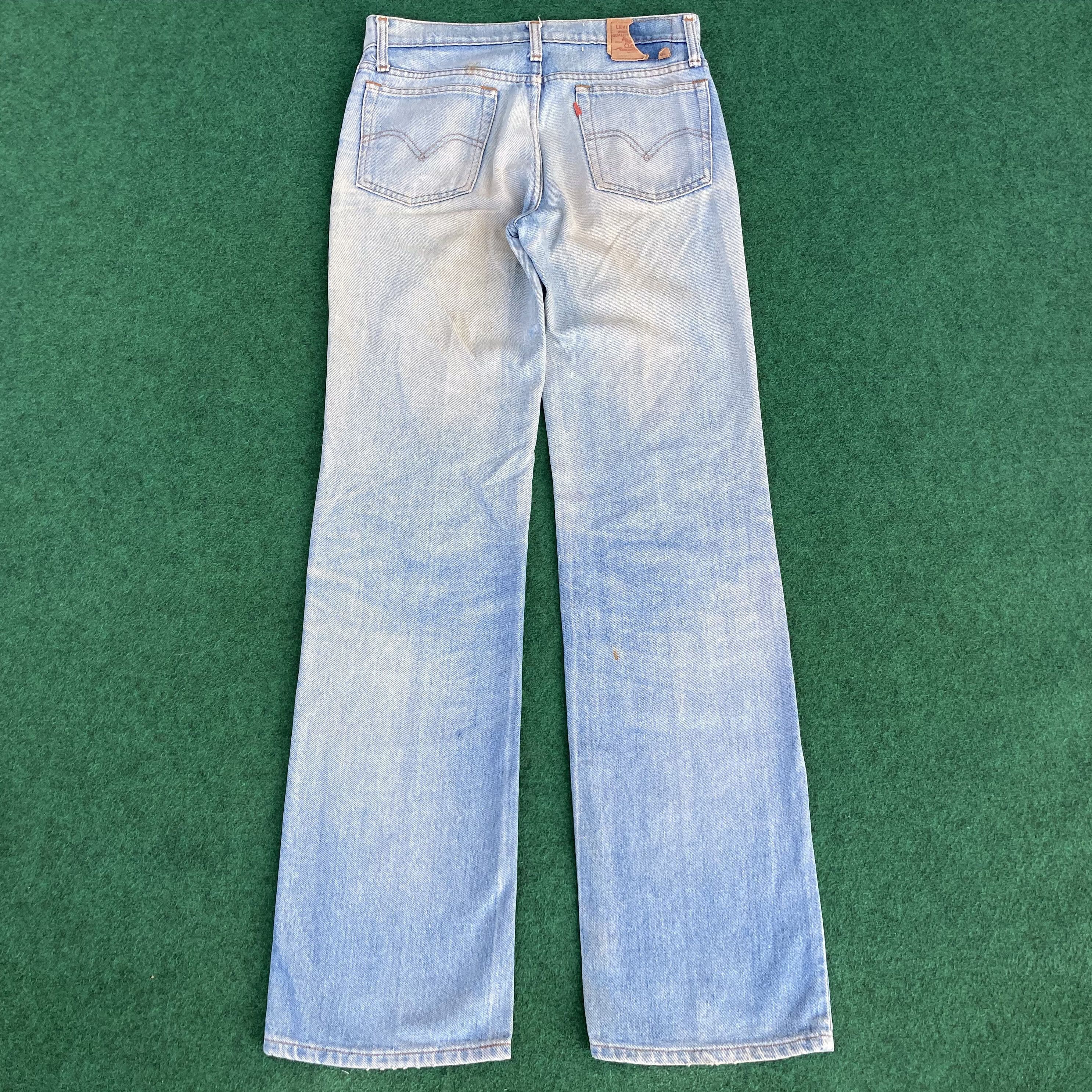Levi's × Vintage Vtg Levis 505 Denim Ripped 90s Punk Jeans Size US 30 / EU 46 - 16 Thumbnail