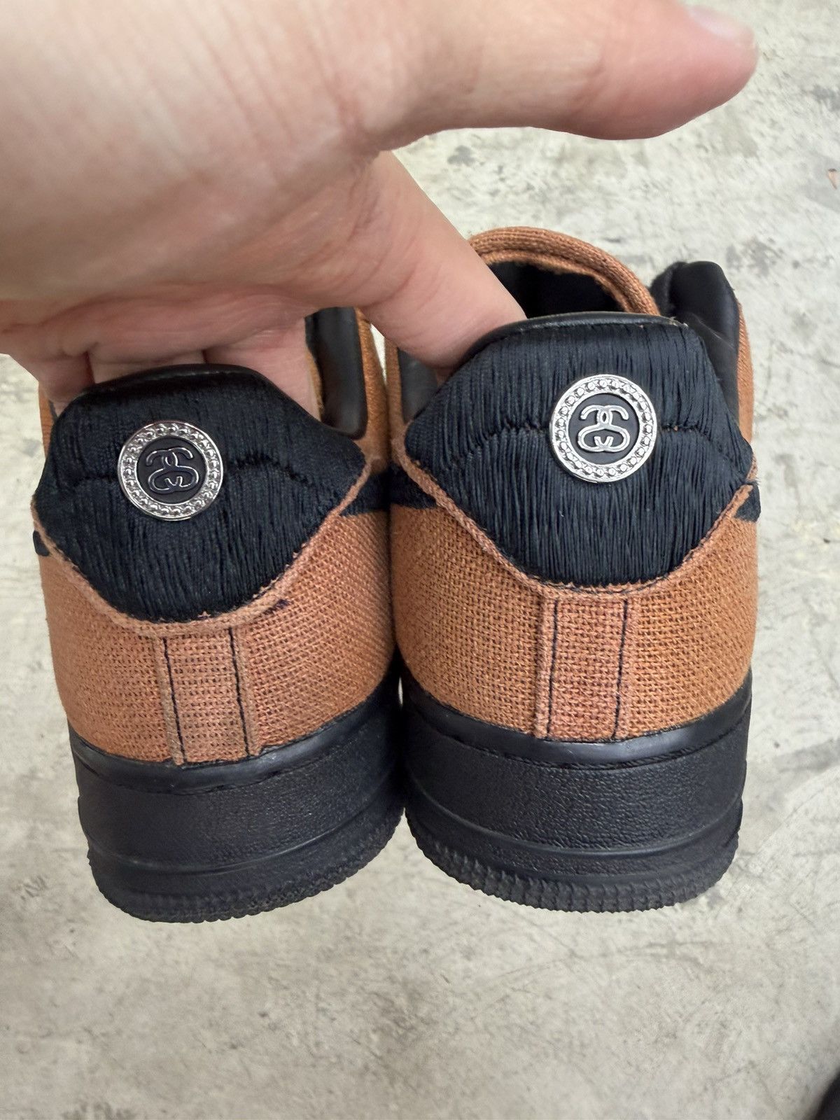 Nike × Stussy Stussy Hand Dyed Air Force 1 Low Black to Brown Size US 10.5 / EU 43-44 - 3 Thumbnail