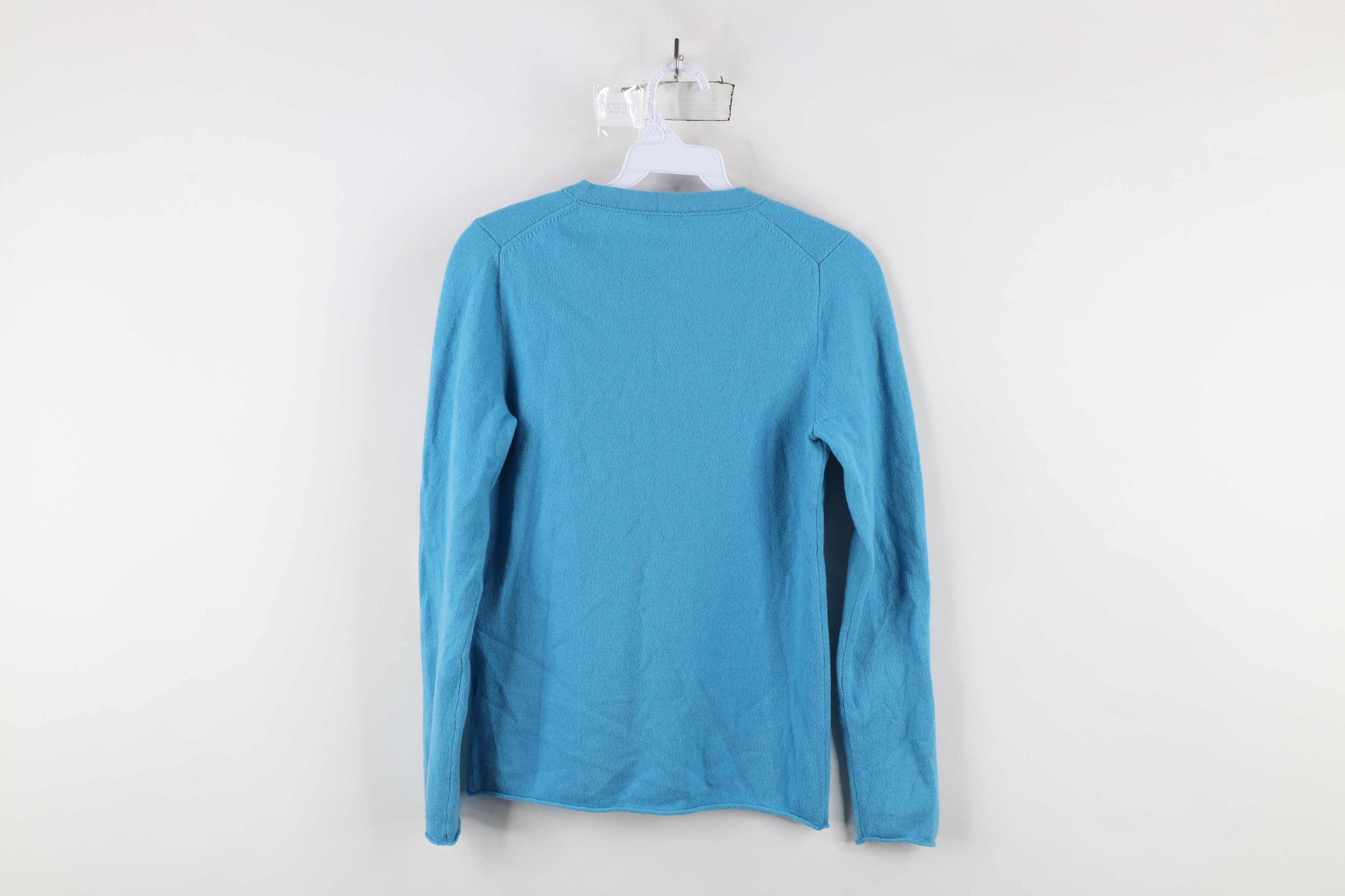J.Crew × Vintage Vintage J Crew Blank Soft Cashmere Marled Knit Sweater Blue Size M / US 6-8 / IT 42-44 - 7 Thumbnail