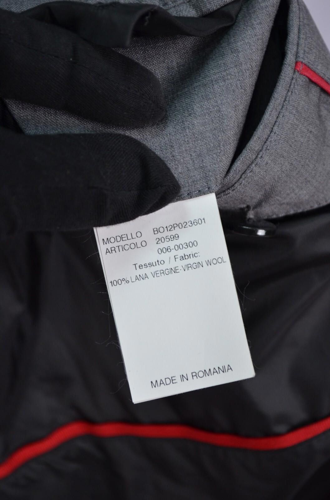 Boggi Mens Boggi Milano Wool Gray Stretch Trench Coat Jacket Sz 50 Size US L / EU 52-54 / 3 - 12 Thumbnail